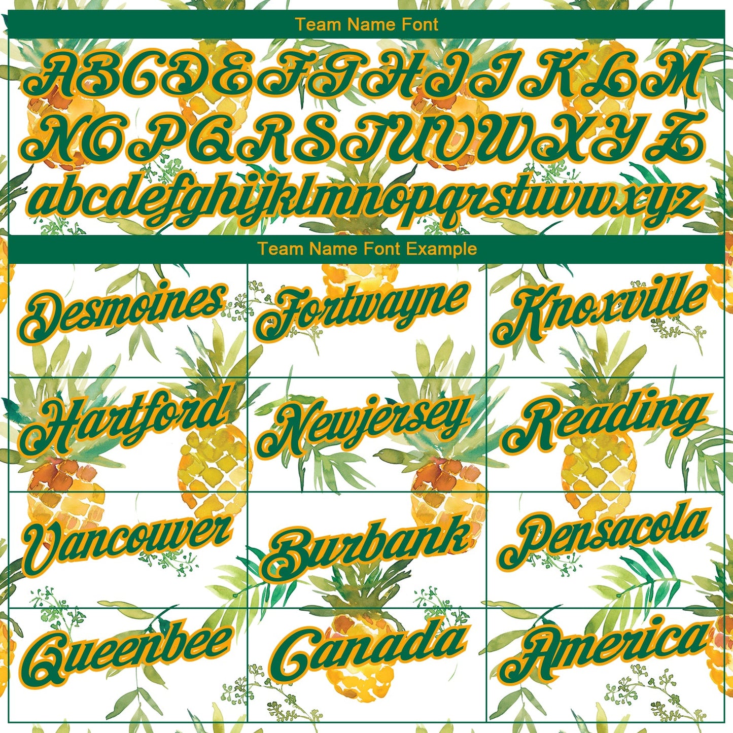 Custom White Kelly Green-Gold 3D Pattern Design Pineapples Performance Golf Polo Shirt view 4
