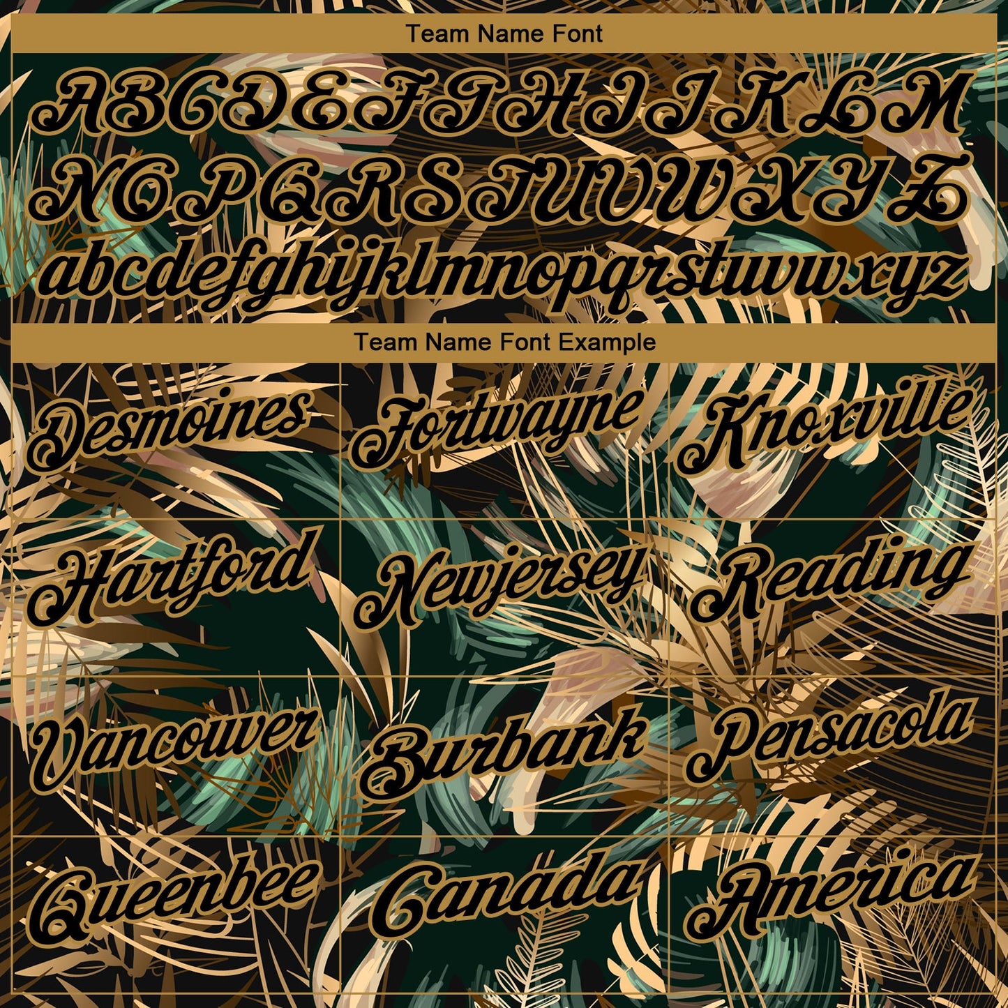 Custom Black Old Gold 3D Pattern Design Golden And Green Tropical Leaves In The Style Of Jungle And Hawaii Performance Golf Polo Shirt view 4