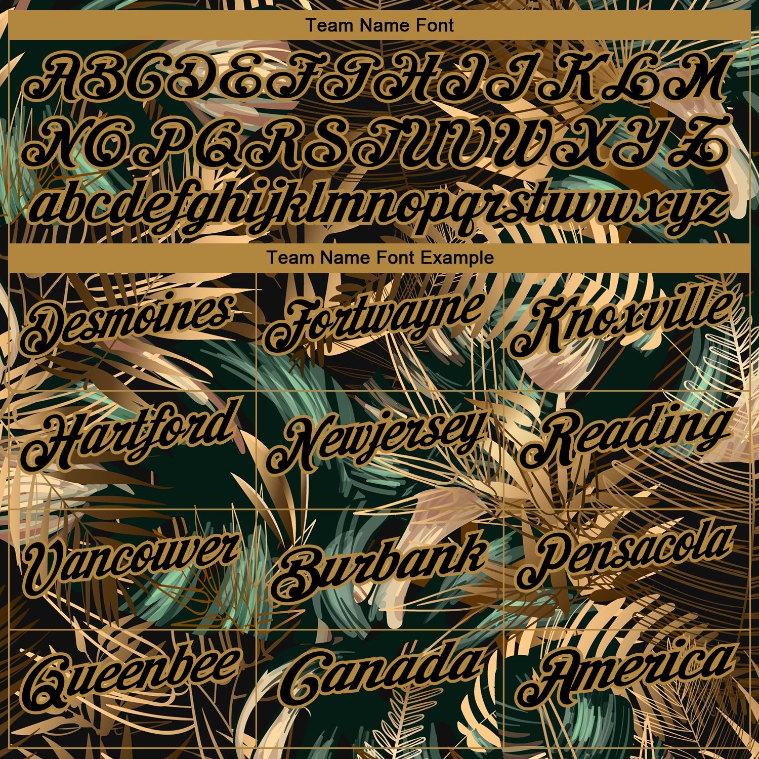 Custom Black Old Gold 3D Pattern Design Golden And Green Tropical Leaves In The Style Of Jungle And Hawaii Performance Golf Polo Shirt view 4
