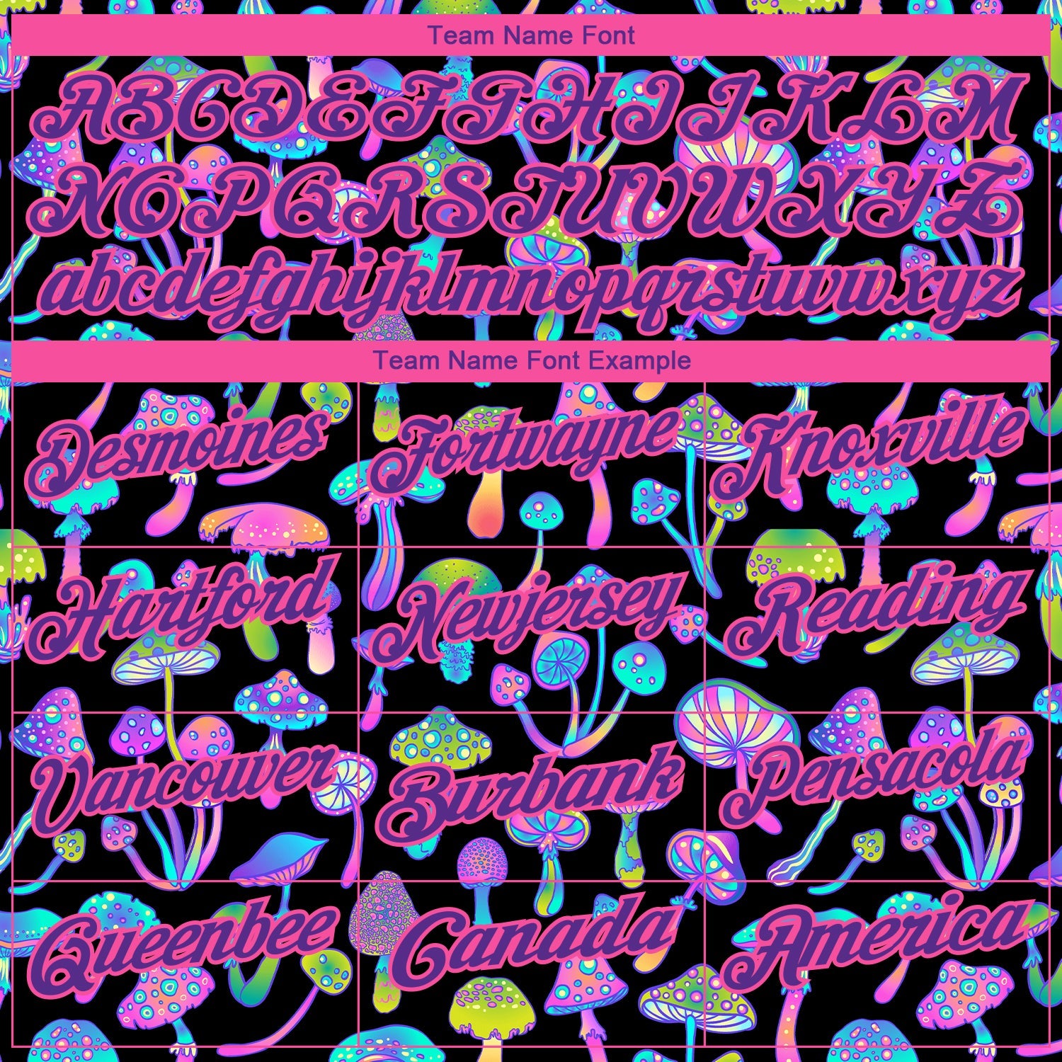 Custom Black Purple-Pink 3D Pattern Design Magic Mushrooms Psychedelic Hallucination Performance Golf Polo Shirt view 4