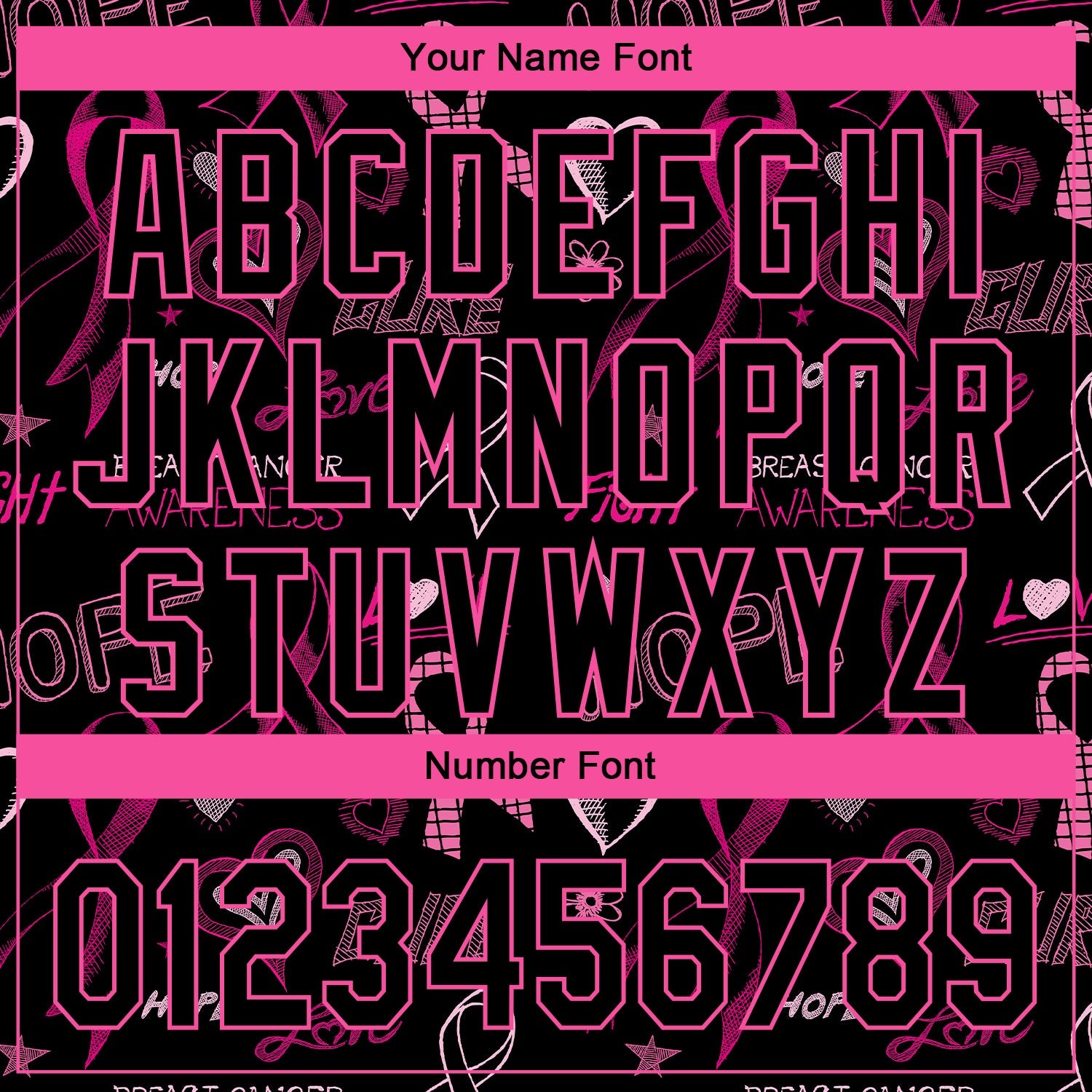 Custom Black Pink 3D Pattern Design Pink Ribbon Breast Cancer Awareness Month Women Health Care Support Performance Golf Polo Shirt view 5