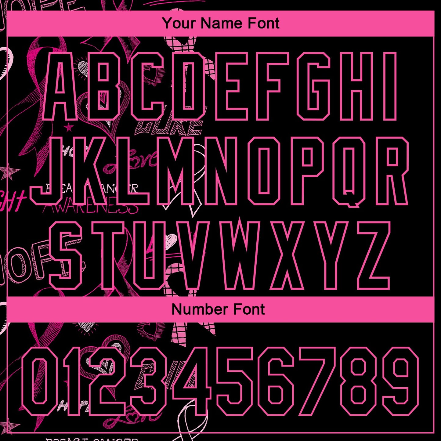 Custom Black Pink 3D Pattern Design Pink Ribbon Breast Cancer Awareness Month Women Health Care Support Performance Golf Polo Shirt view 5
