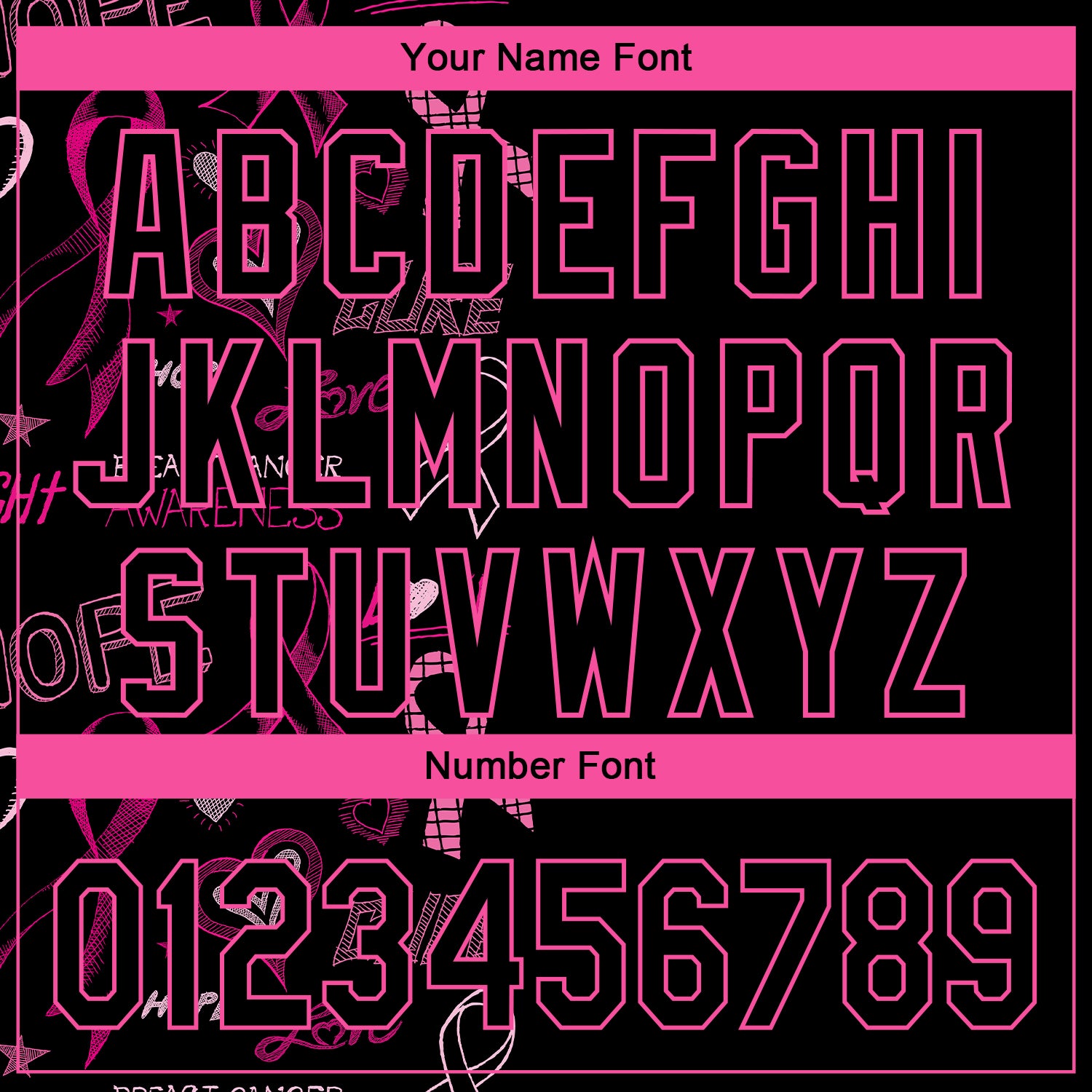 Custom Black Pink 3D Pattern Design Pink Ribbon Breast Cancer Awareness Month Women Health Care Support Performance Golf Polo Shirt view 5