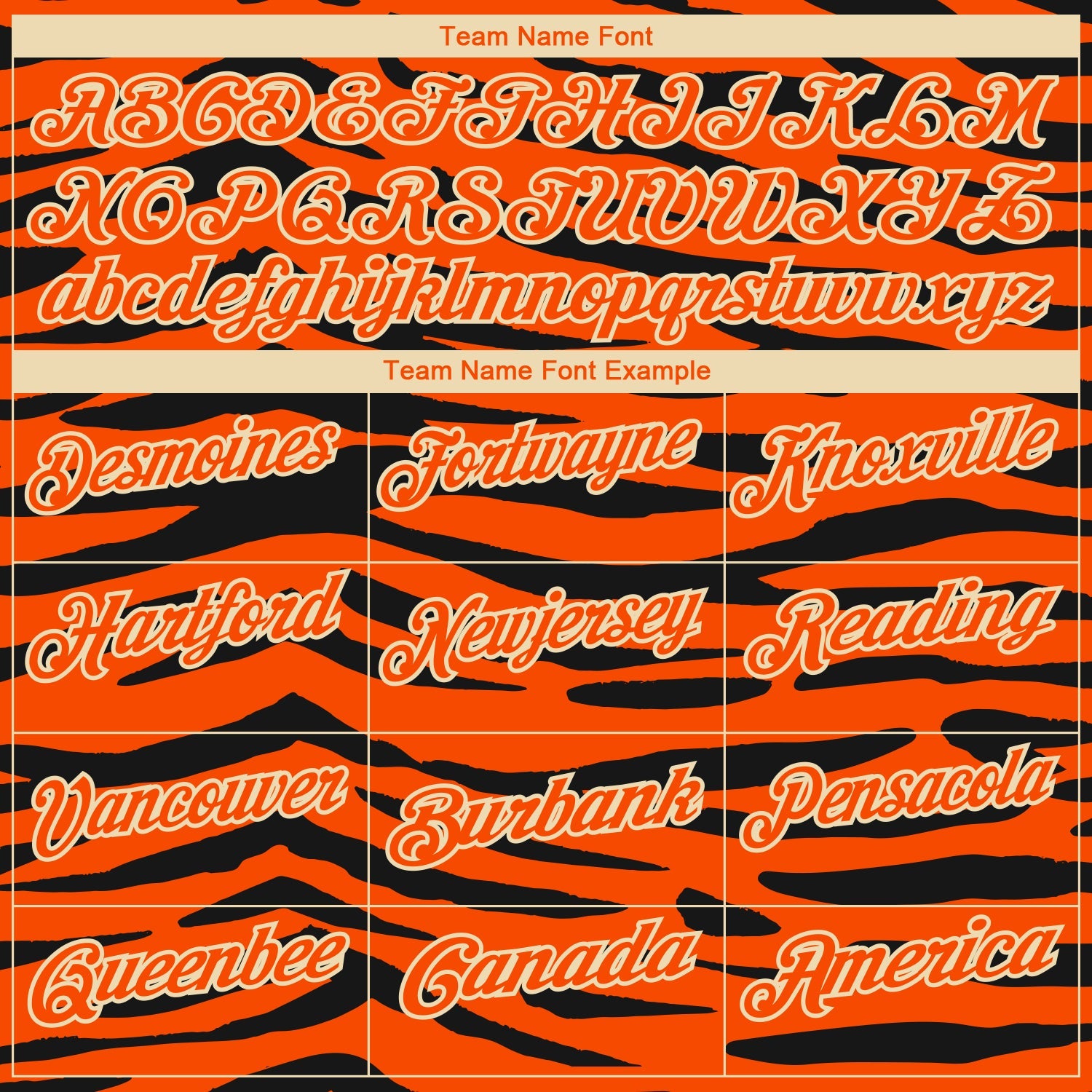 Custom Orange Cream-Black 3D Pattern Design Tiger Print Performance Golf Polo Shirt view 4