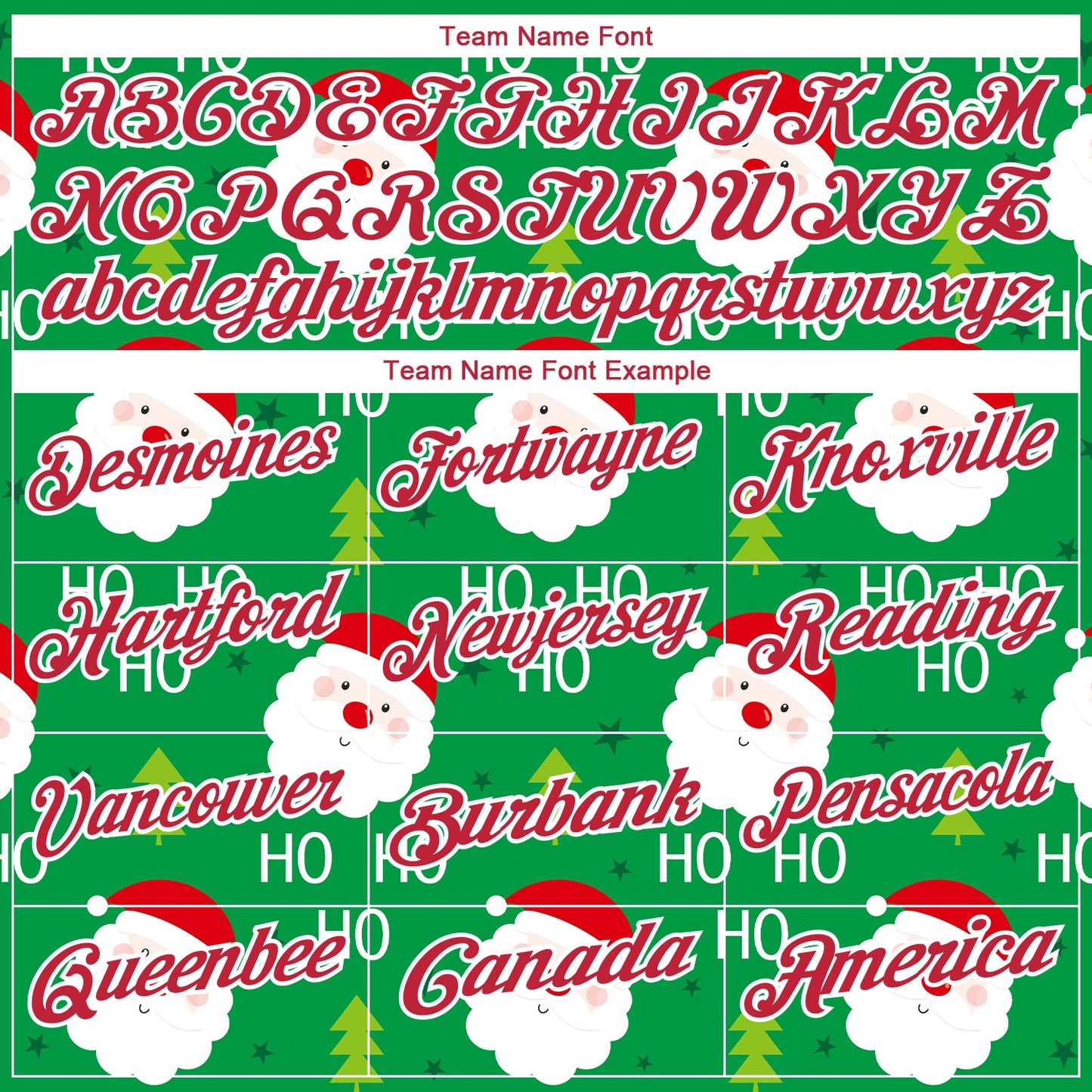 Custom Kelly Green Red-White 3D Christmas Santa Claus Performance Golf Polo Shirt view 4