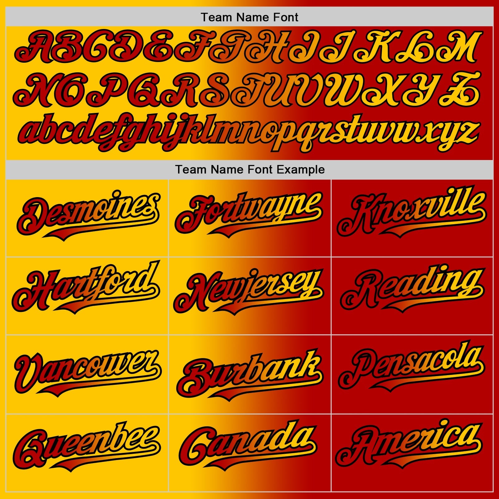 Custom Red Yellow-Black Authentic Gradient Fashion Baseball Jersey view 5