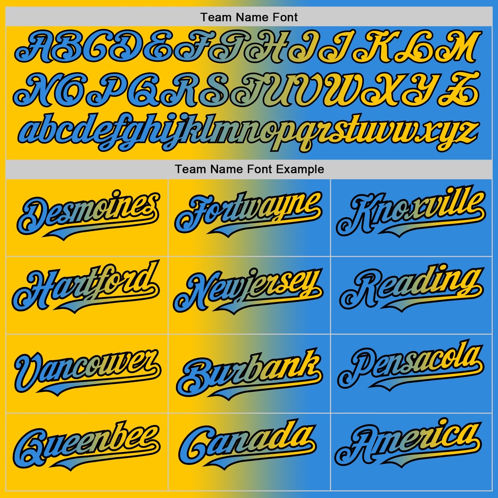Custom Electric Blue Yellow-Black Authentic Gradient Fashion Baseball Jersey view 4