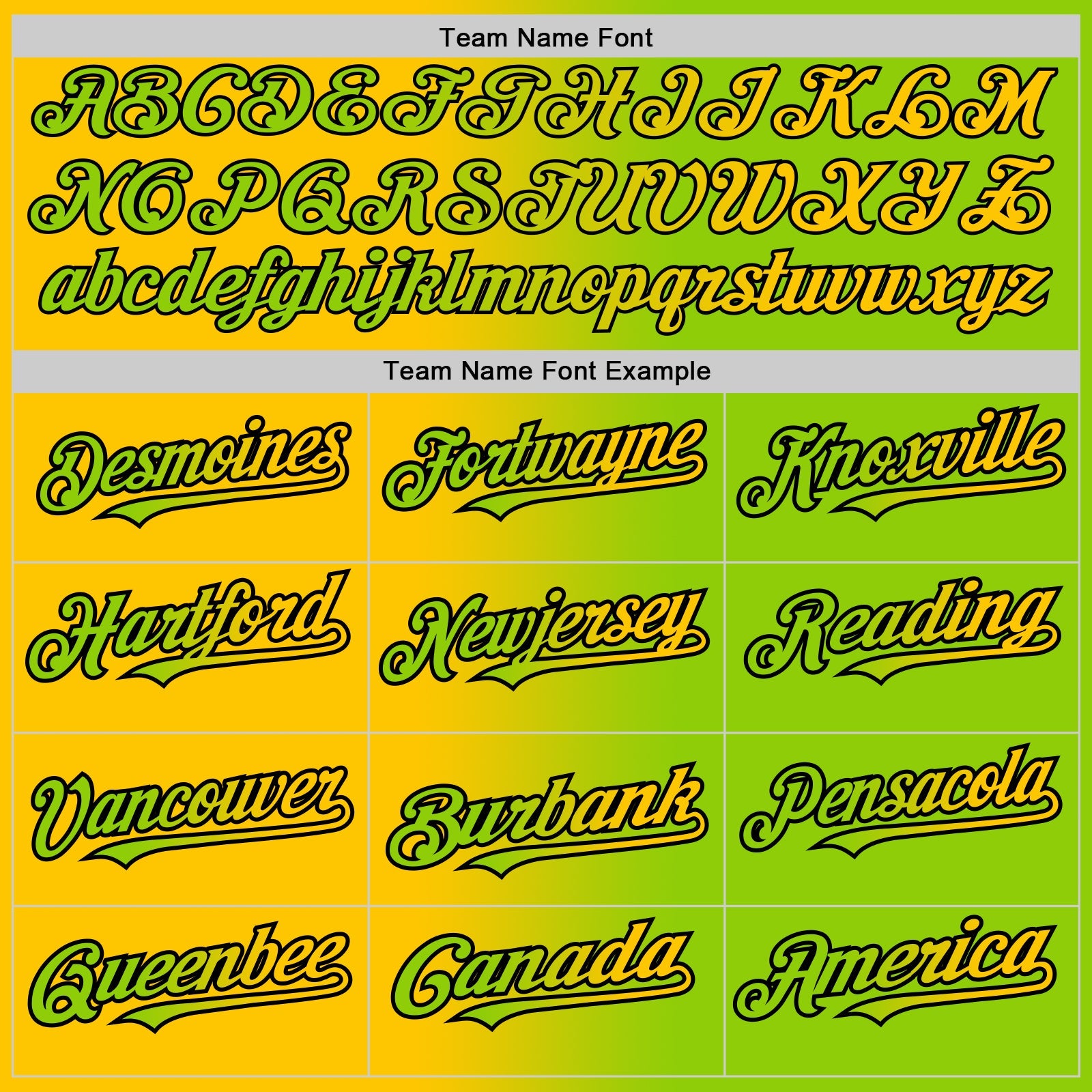 Custom Neon Green Yellow-Black Authentic Gradient Fashion Baseball Jersey view 4