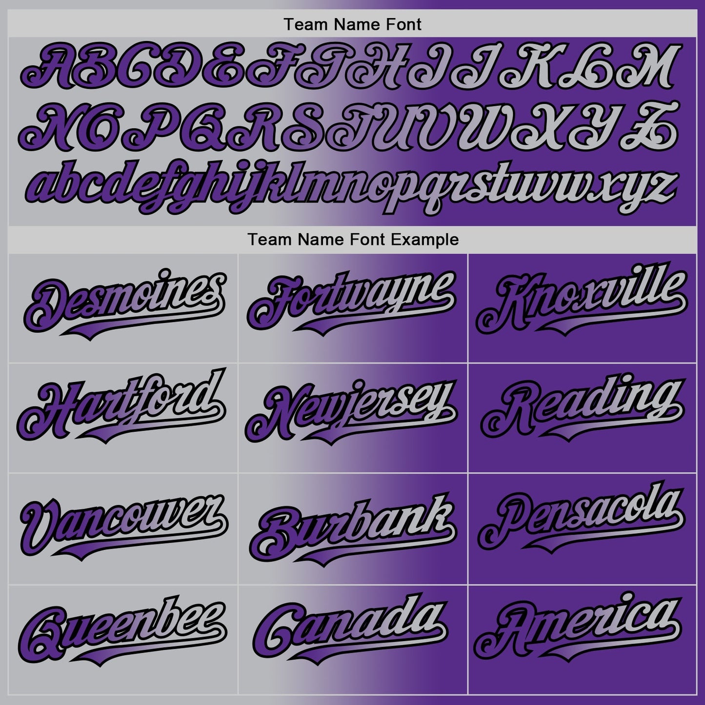 Custom Purple Gray-Black Authentic Gradient Fashion Baseball Jersey view 4