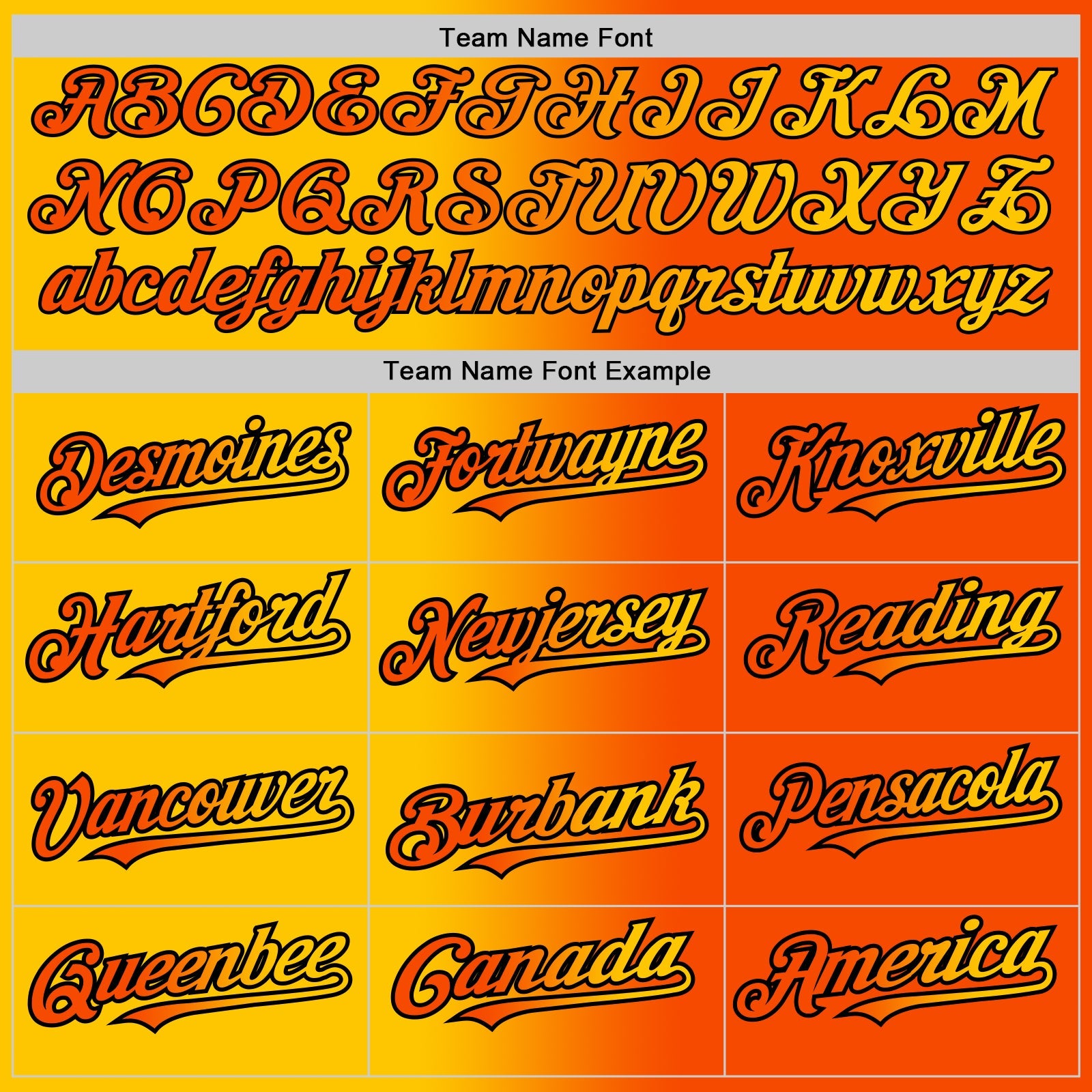 Custom Orange Yellow-Black Authentic Gradient Fashion Baseball Jersey view 4