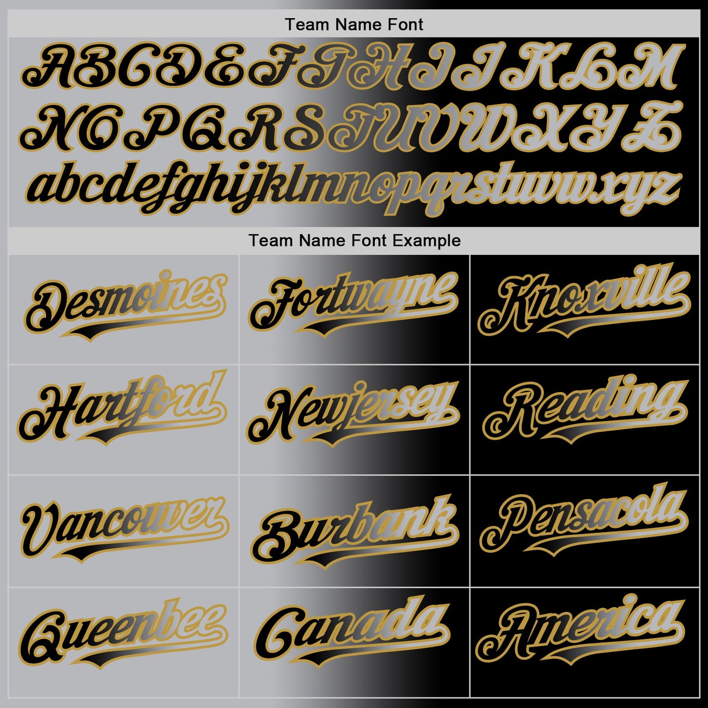 Custom Black Gray-Old Gold Authentic Gradient Fashion Baseball Jersey view 4
