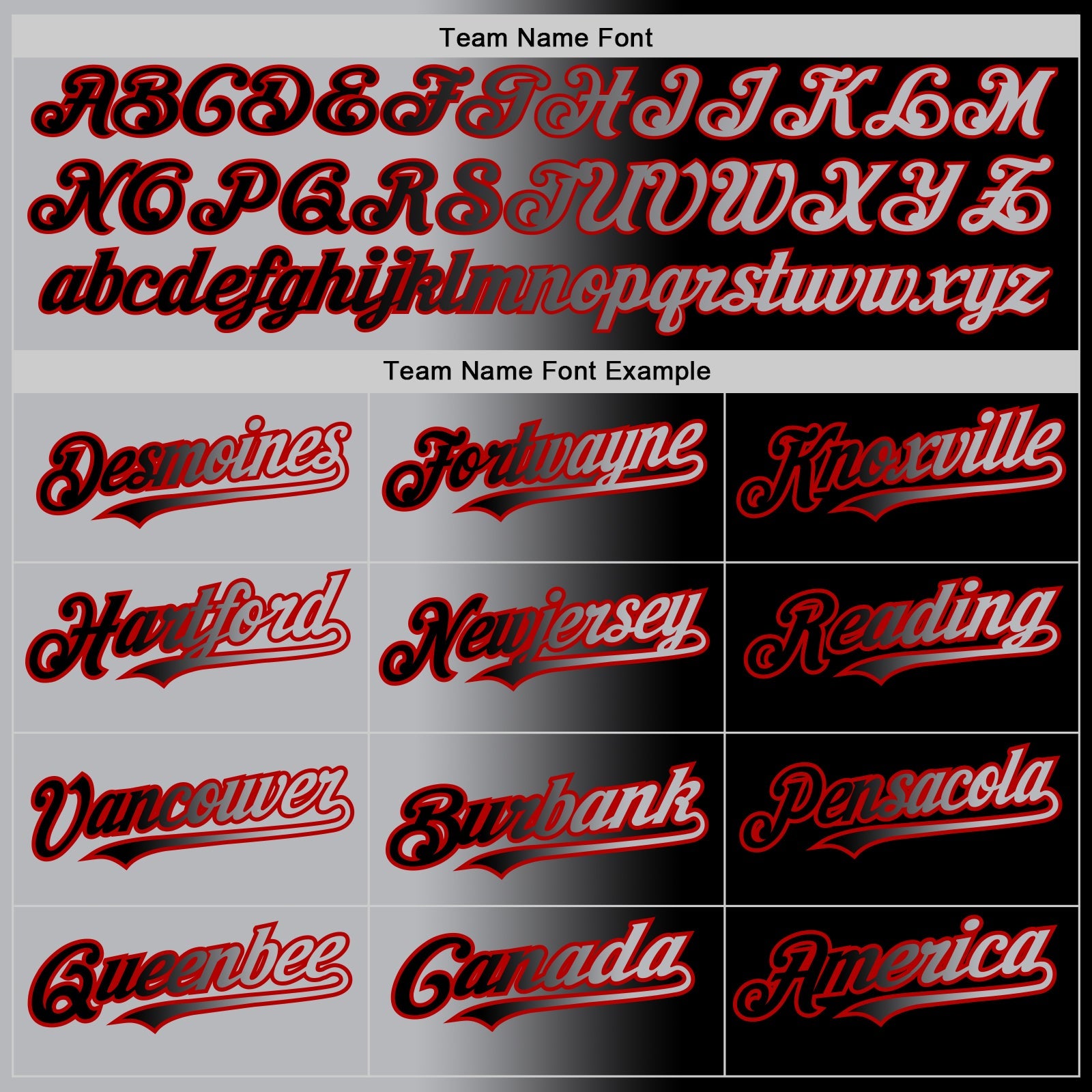 Custom Black Gray-Red Authentic Gradient Fashion Baseball Jersey view 4