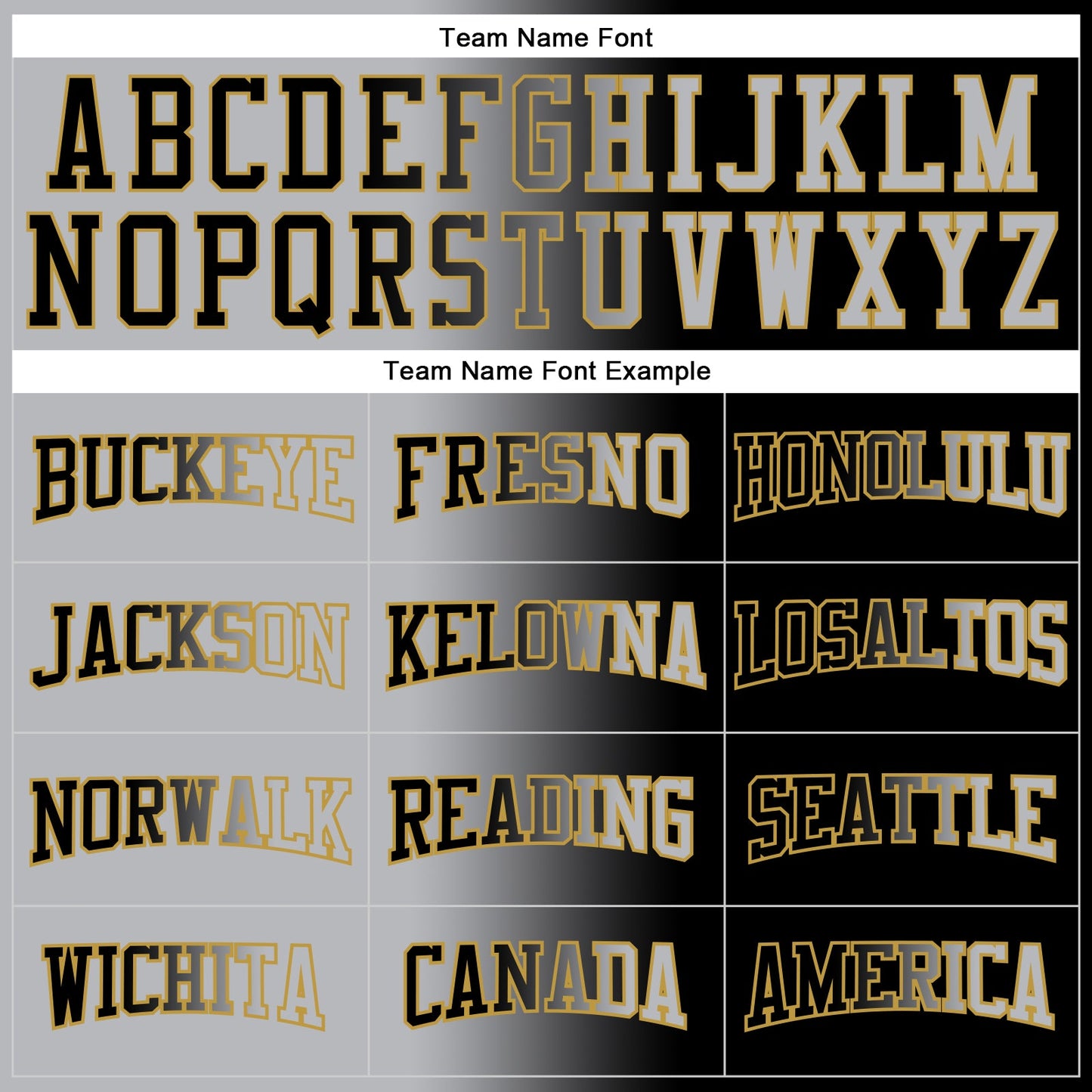 Custom Stitched Black Gray-Old Gold Gradient Fashion Sports Pullover Sweatshirt Hoodie view 3