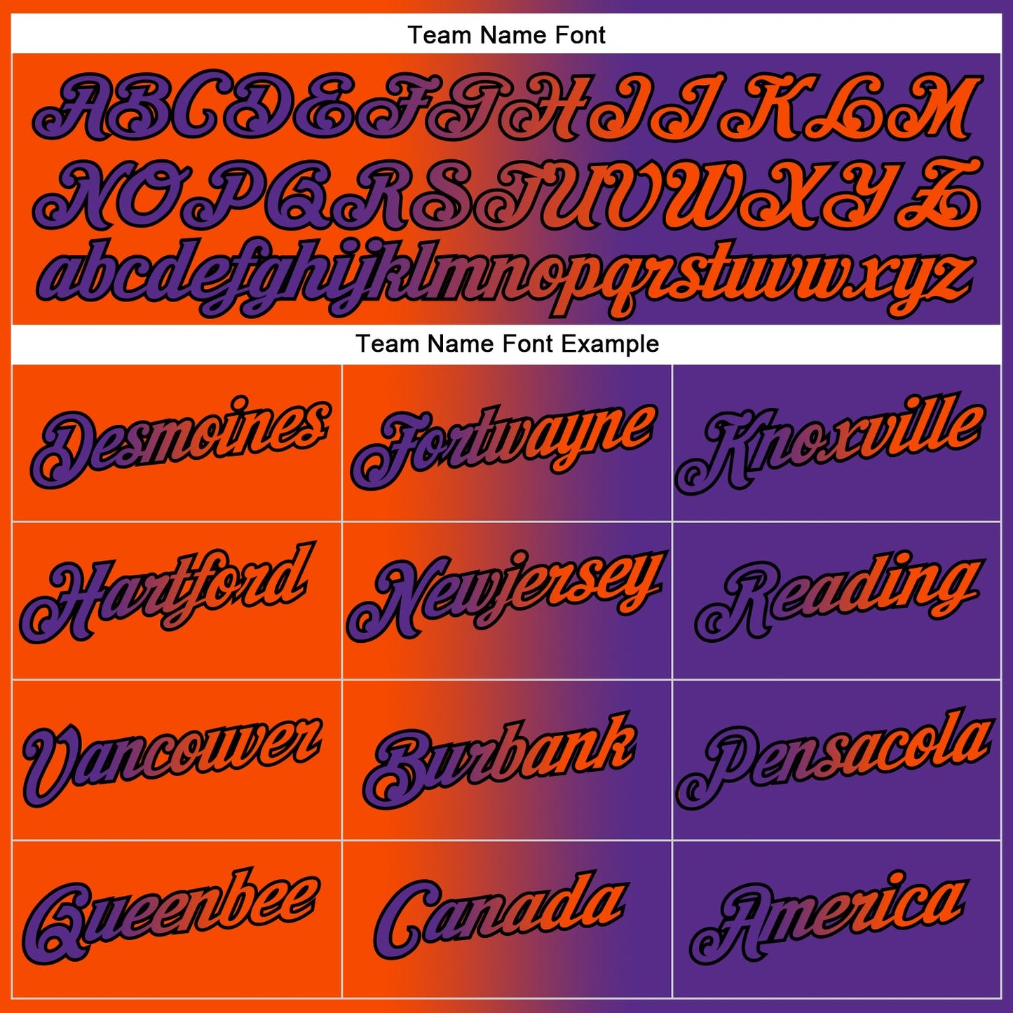 Custom Stitched Purple Orange-Black Gradient Fashion Sports Pullover Sweatshirt Hoodie view 3
