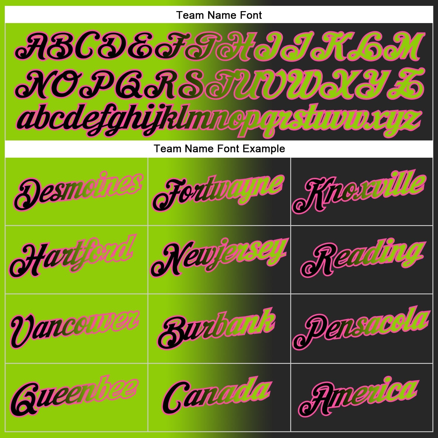 Custom Stitched Black Neon Green-Pink Gradient Fashion Sports Pullover Sweatshirt Hoodie view 3