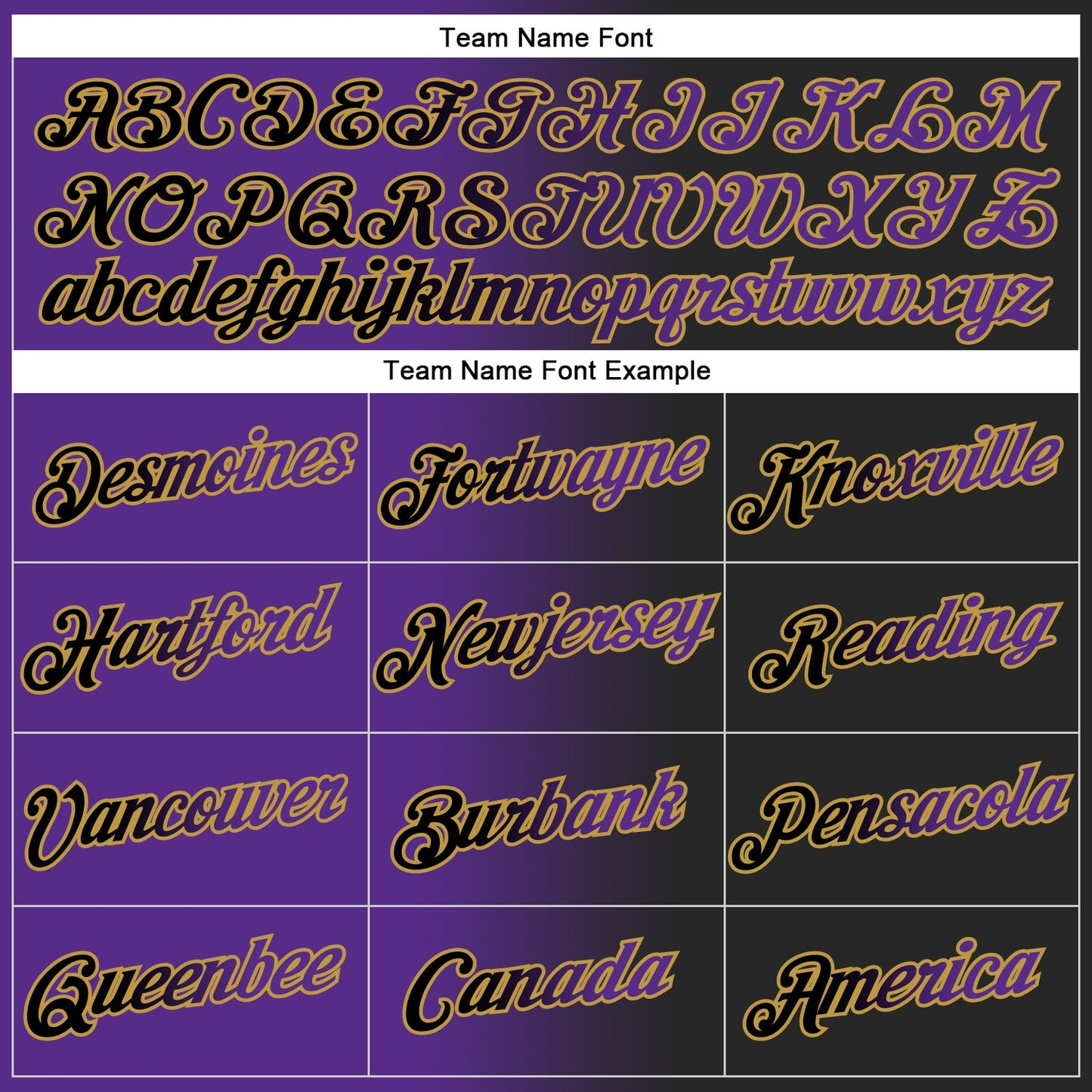 Custom Stitched Black Purple-Old Gold Gradient Fashion Sports Pullover Sweatshirt Hoodie view 3