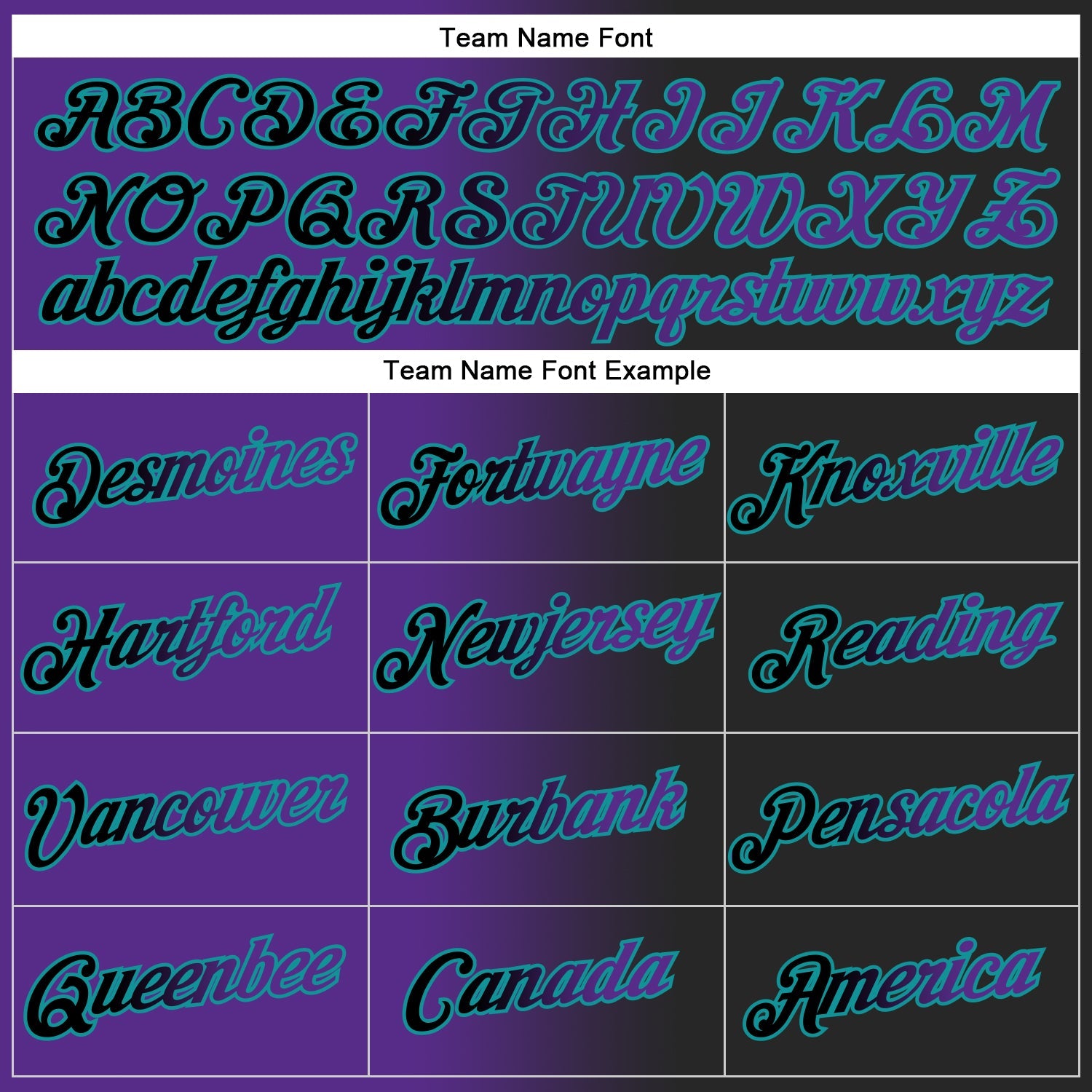 Custom Stitched Black Purple-Teal Gradient Fashion Sports Pullover Sweatshirt Hoodie view 3