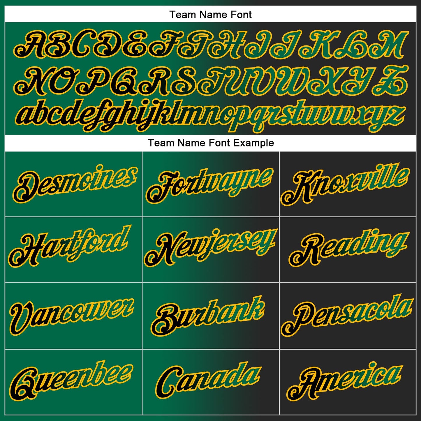 Custom Stitched Black Kelly Green-Gold Gradient Fashion Sports Pullover Sweatshirt Hoodie view 3