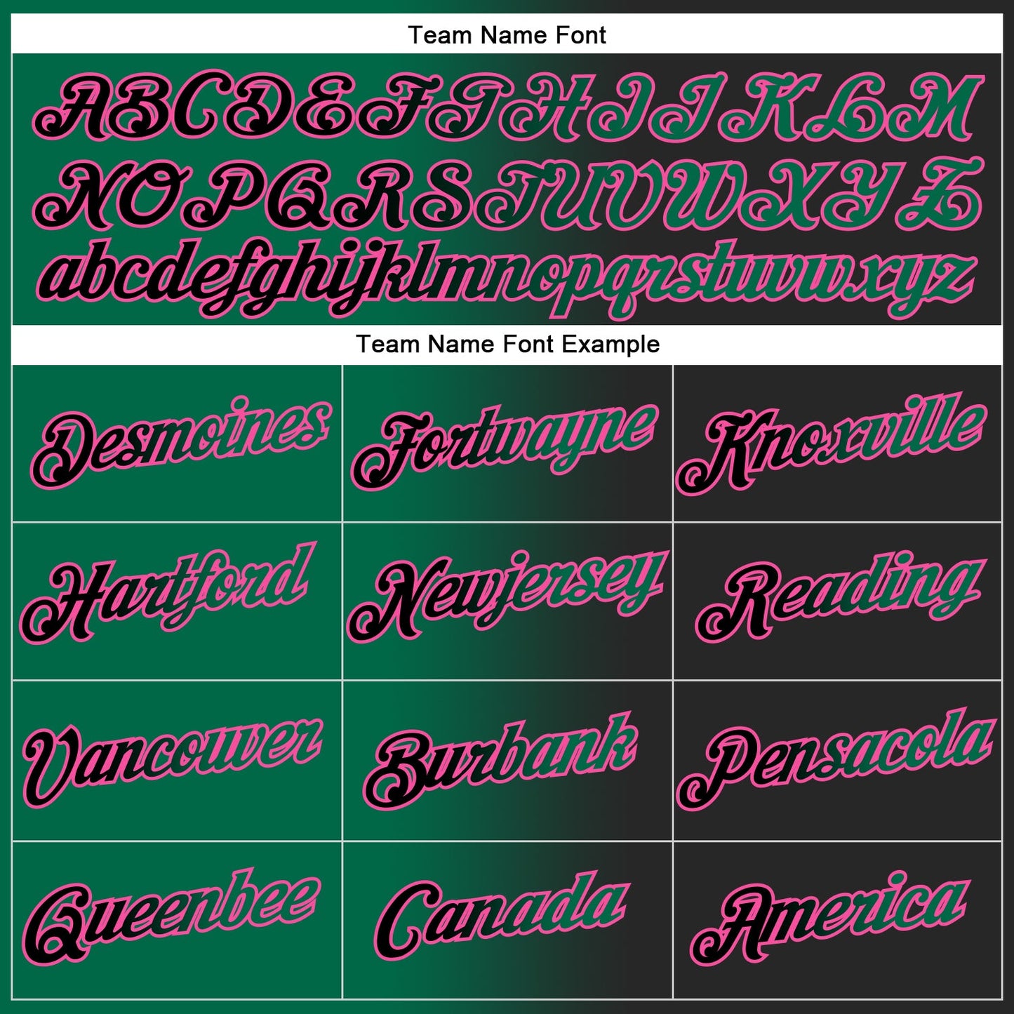 Custom Stitched Black Kelly Green-Pink Gradient Fashion Sports Pullover Sweatshirt Hoodie view 3