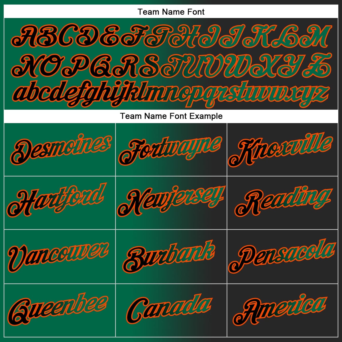 Custom Stitched Black Kelly Green-Orange Gradient Fashion Sports Pullover Sweatshirt Hoodie view 3