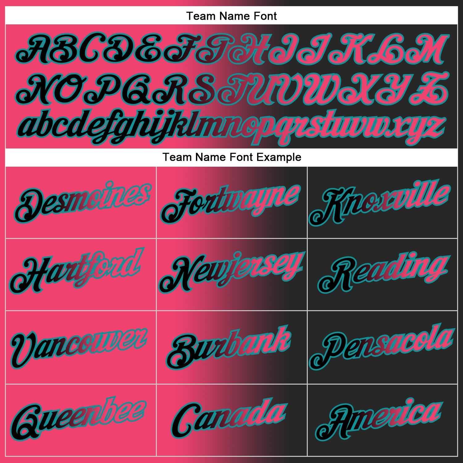 Custom Stitched Black Neon Pink-Teal Gradient Fashion Sports Pullover Sweatshirt Hoodie view 3