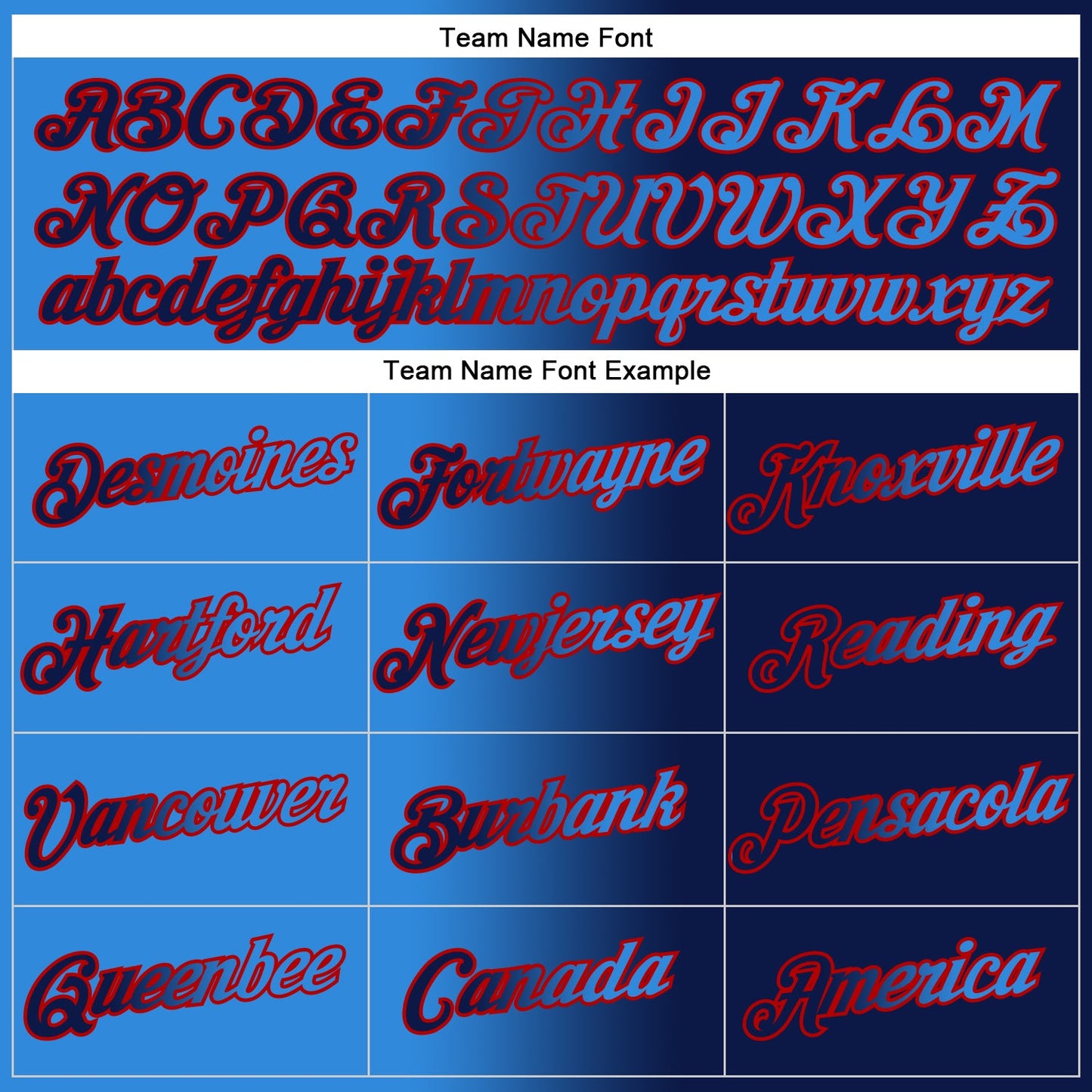 Custom Stitched Navy Powder Blue-Red Gradient Fashion Sports Pullover Sweatshirt Hoodie view 3