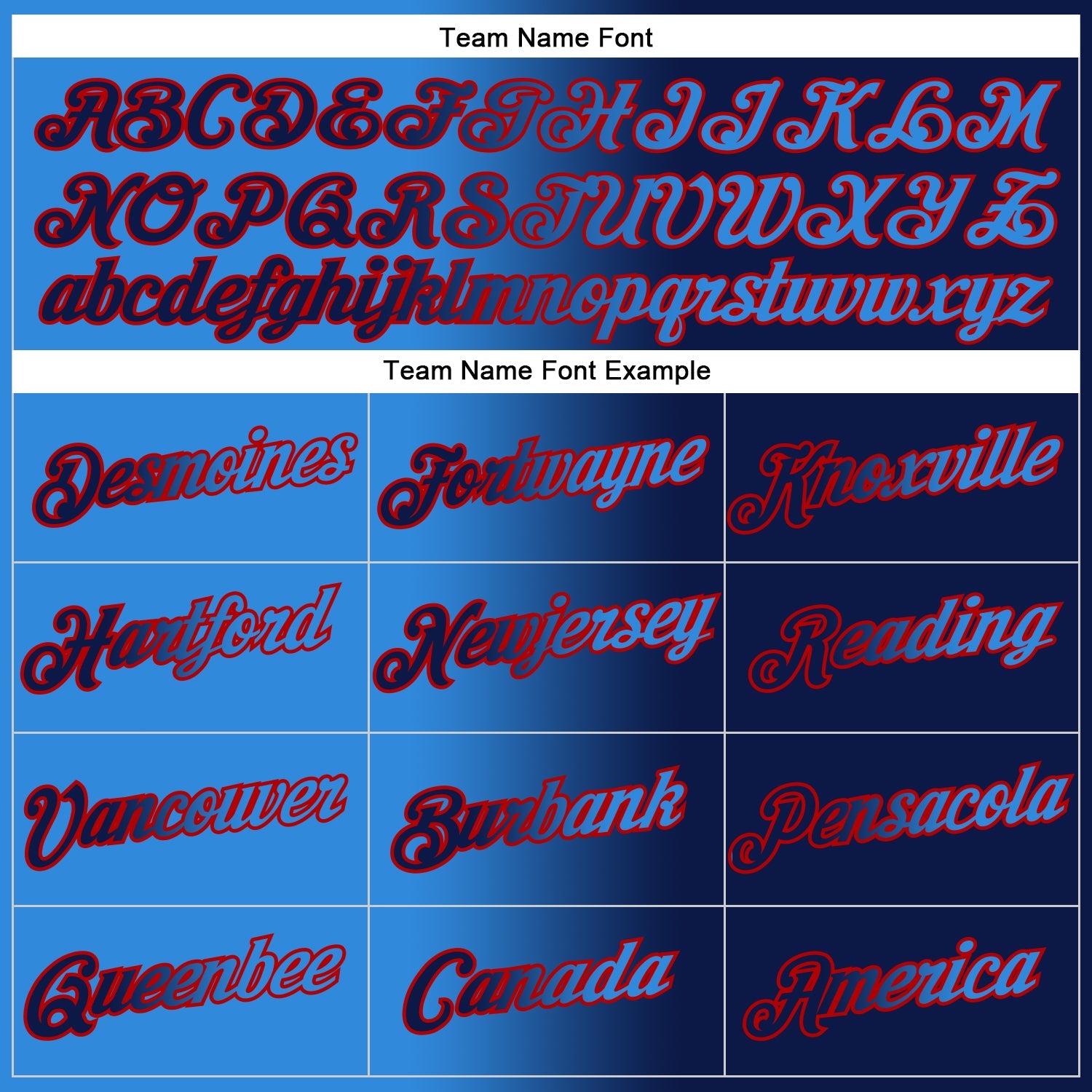 Custom Stitched Navy Powder Blue-Red Gradient Fashion Sports Pullover Sweatshirt Hoodie view 3