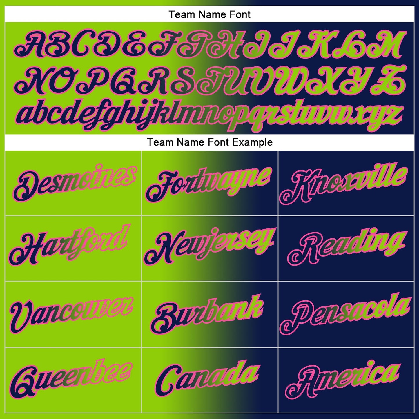 Custom Stitched Navy Neon Green-Pink Gradient Fashion Sports Pullover Sweatshirt Hoodie view 3