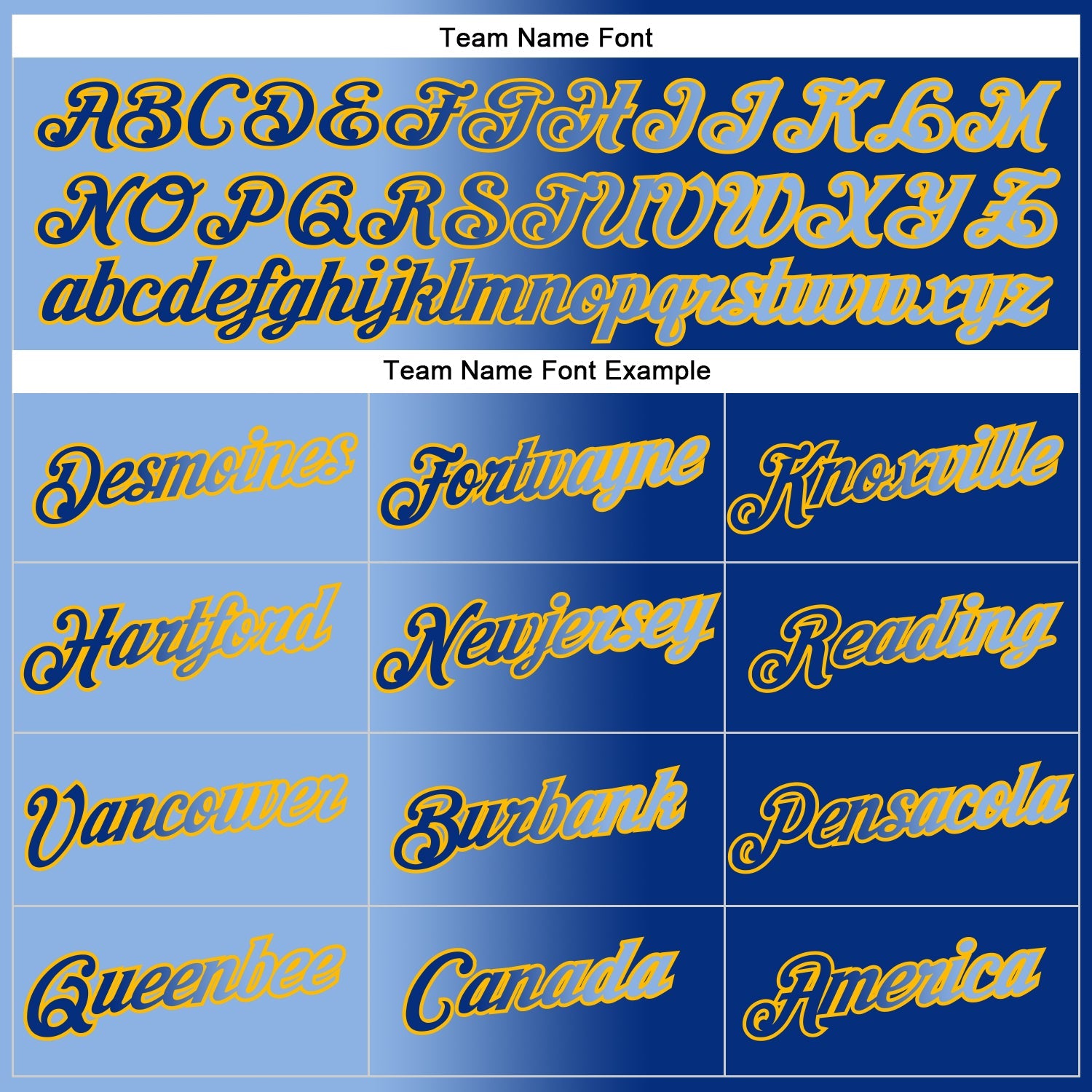 Custom Stitched Royal Light Blue-Gold Gradient Fashion Sports Pullover Sweatshirt Hoodie view 3