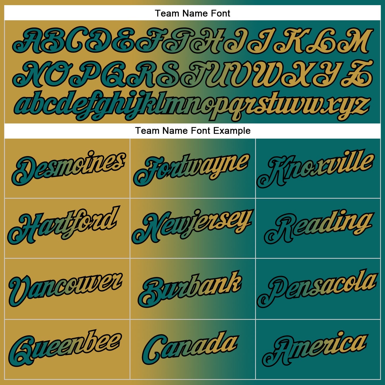 Custom Stitched Teal Old Gold-Black Gradient Fashion Sports Pullover Sweatshirt Hoodie view 3