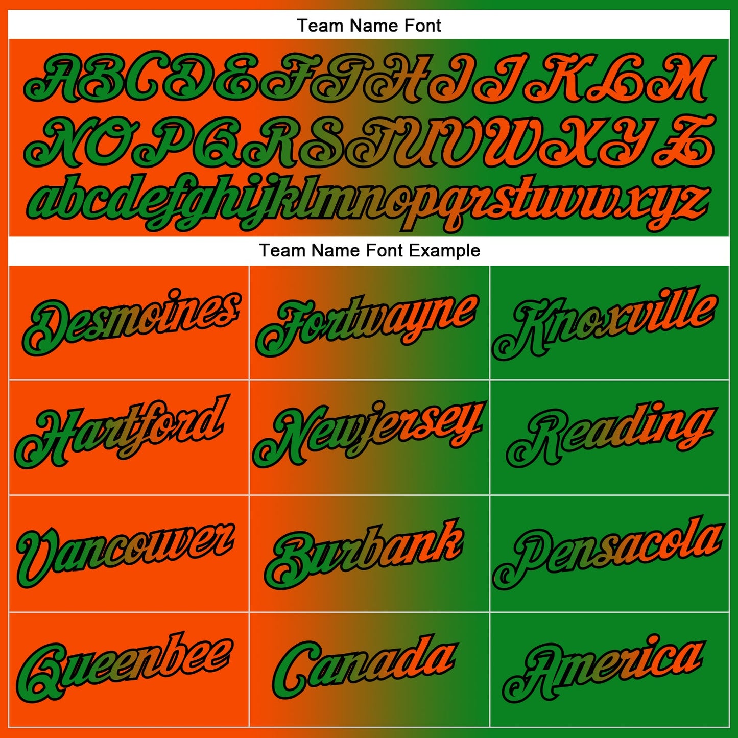 Custom Stitched Grass Green Orange-Black Gradient Fashion Sports Pullover Sweatshirt Hoodie view 3
