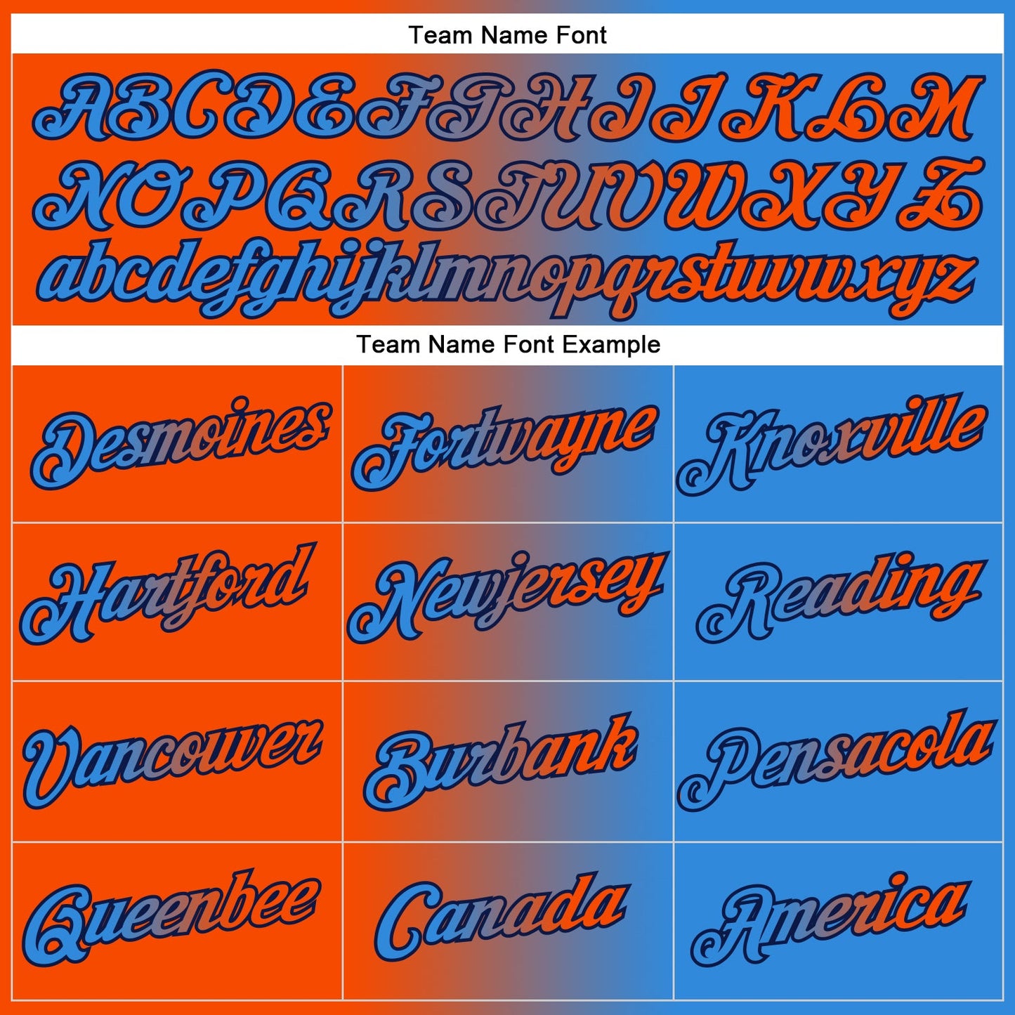 Custom Stitched Powder Blue Orange-Black Gradient Fashion Sports Pullover Sweatshirt Hoodie view 3