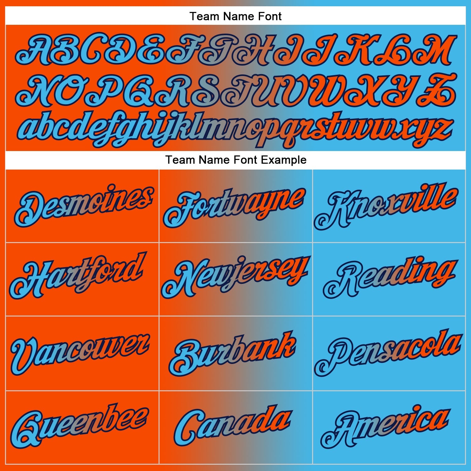 Custom Stitched Sky Blue Orange-Navy Gradient Fashion Sports Pullover Sweatshirt Hoodie view 3