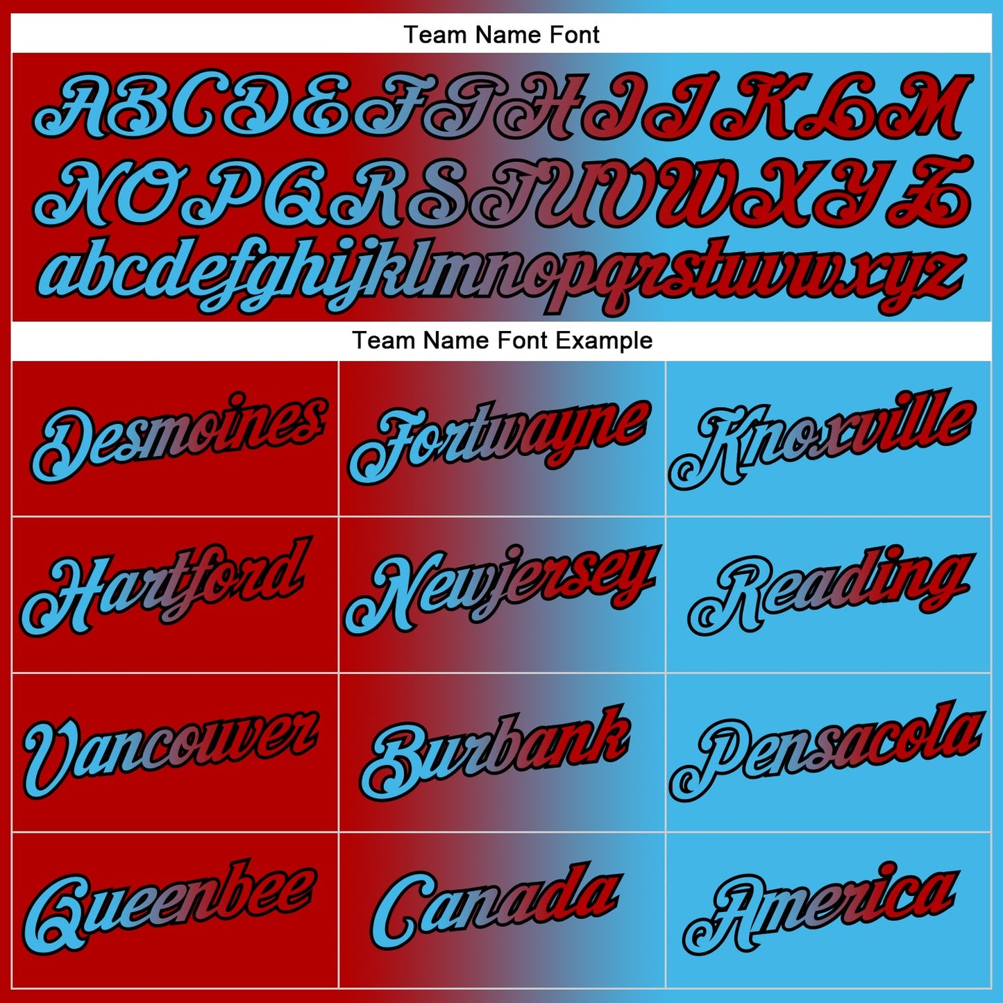 Custom Stitched Sky Blue Red-Black Gradient Fashion Sports Pullover Sweatshirt Hoodie view 3