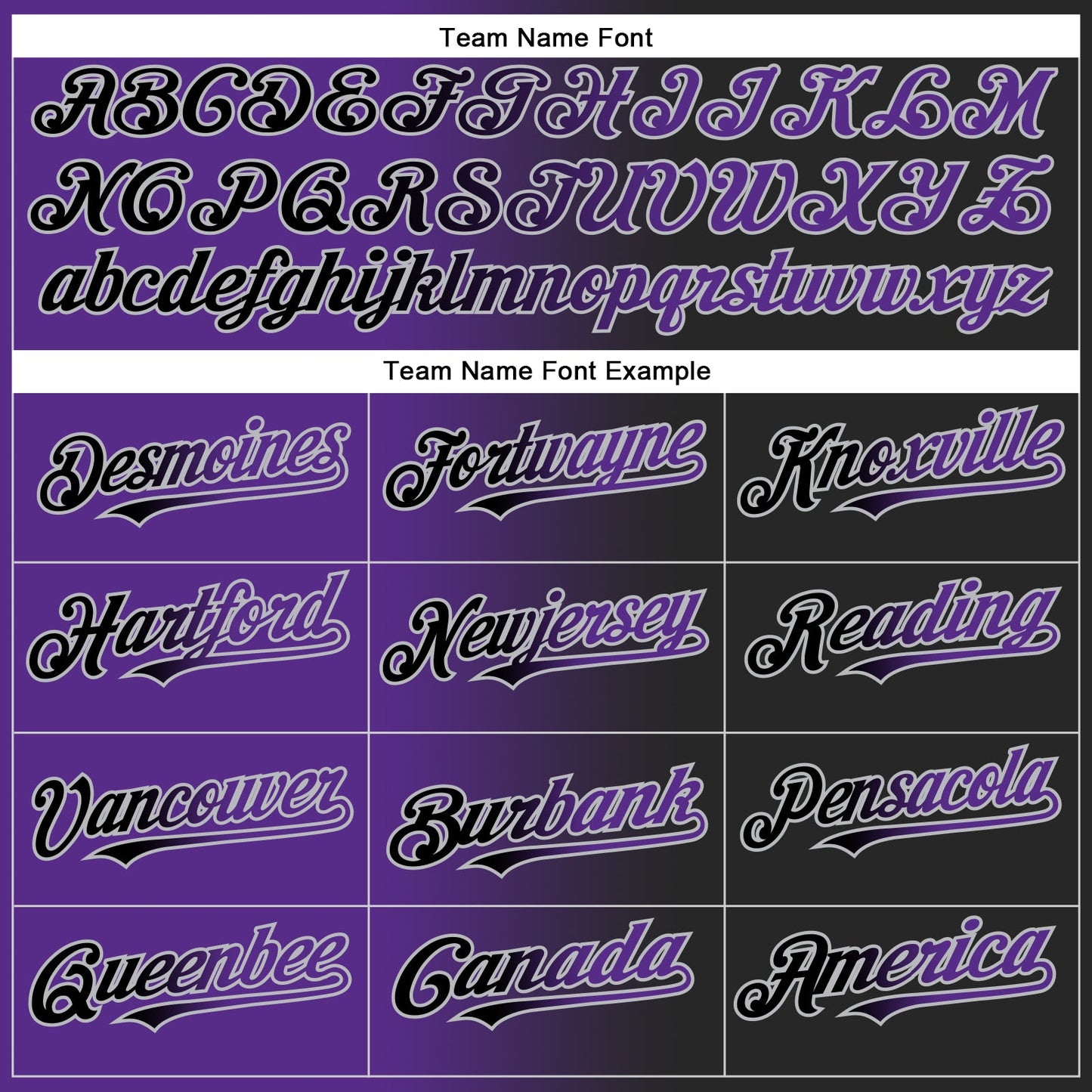 Custom Black Purple-Gray Authentic Gradient Fashion Baseball Jersey view 4