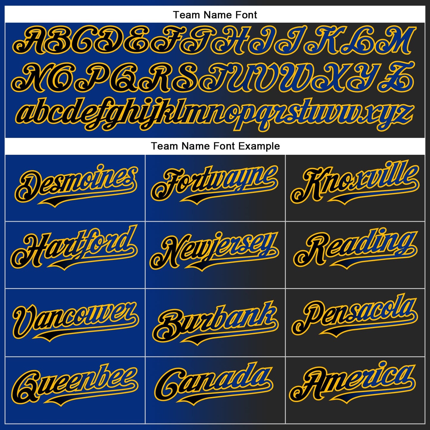 Custom Black Royal-Gold Authentic Gradient Fashion Baseball Jersey view 4