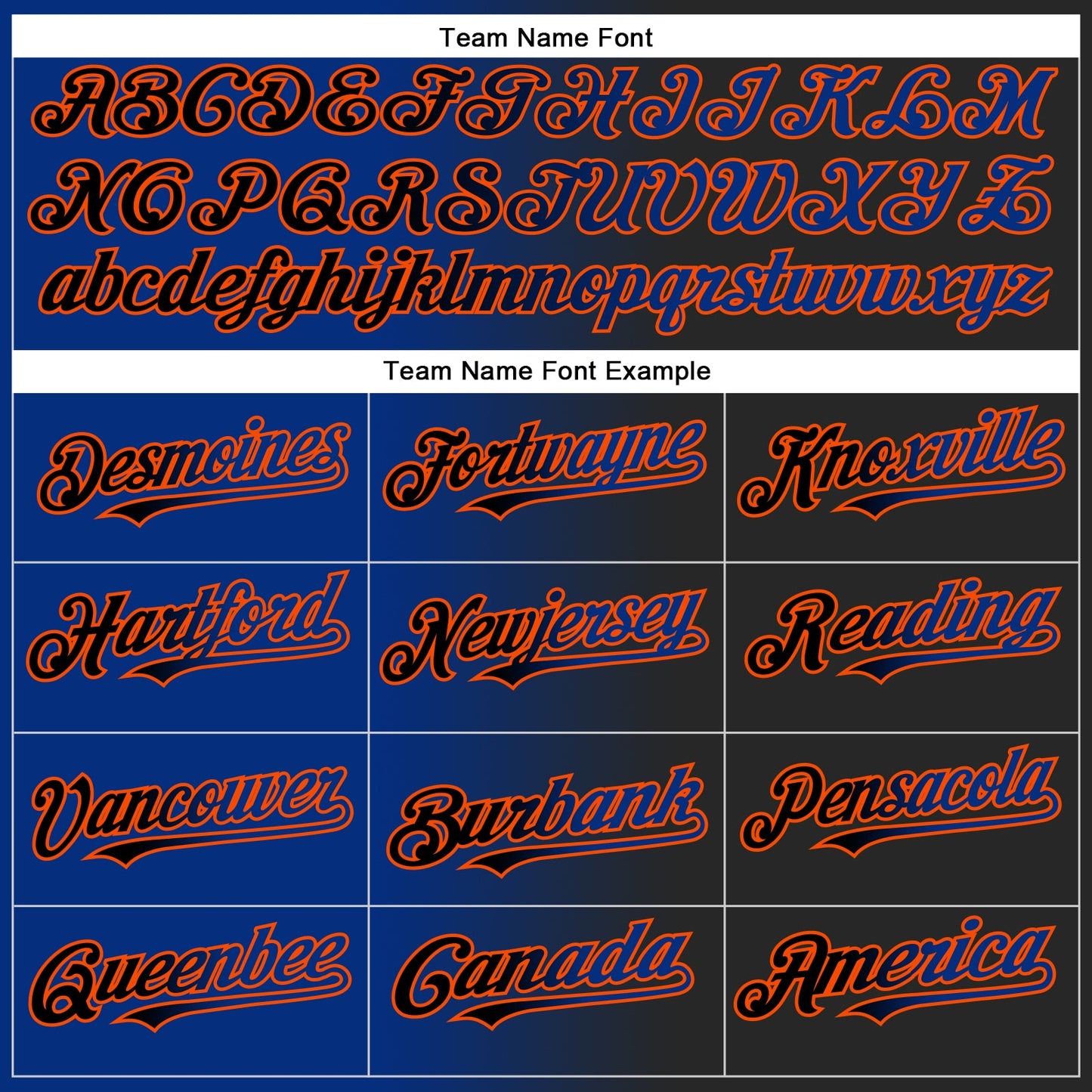 Custom Black Royal-Orange Authentic Gradient Fashion Baseball Jersey view 4