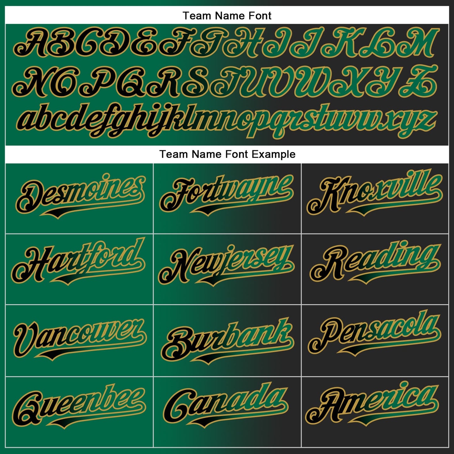 Custom Black Kelly Green-Old Gold Authentic Gradient Fashion Baseball Jersey view 4