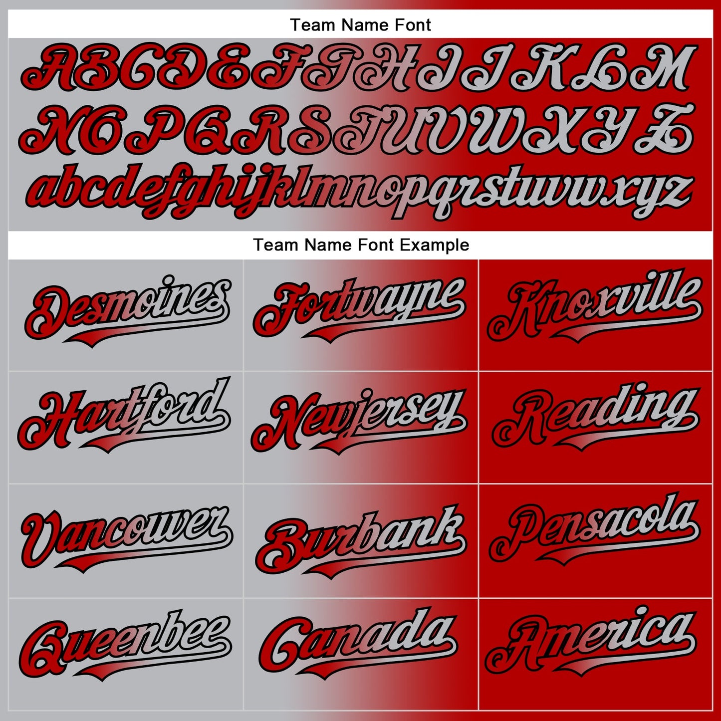 Custom Red Gray-Black Authentic Gradient Fashion Baseball Jersey view 4