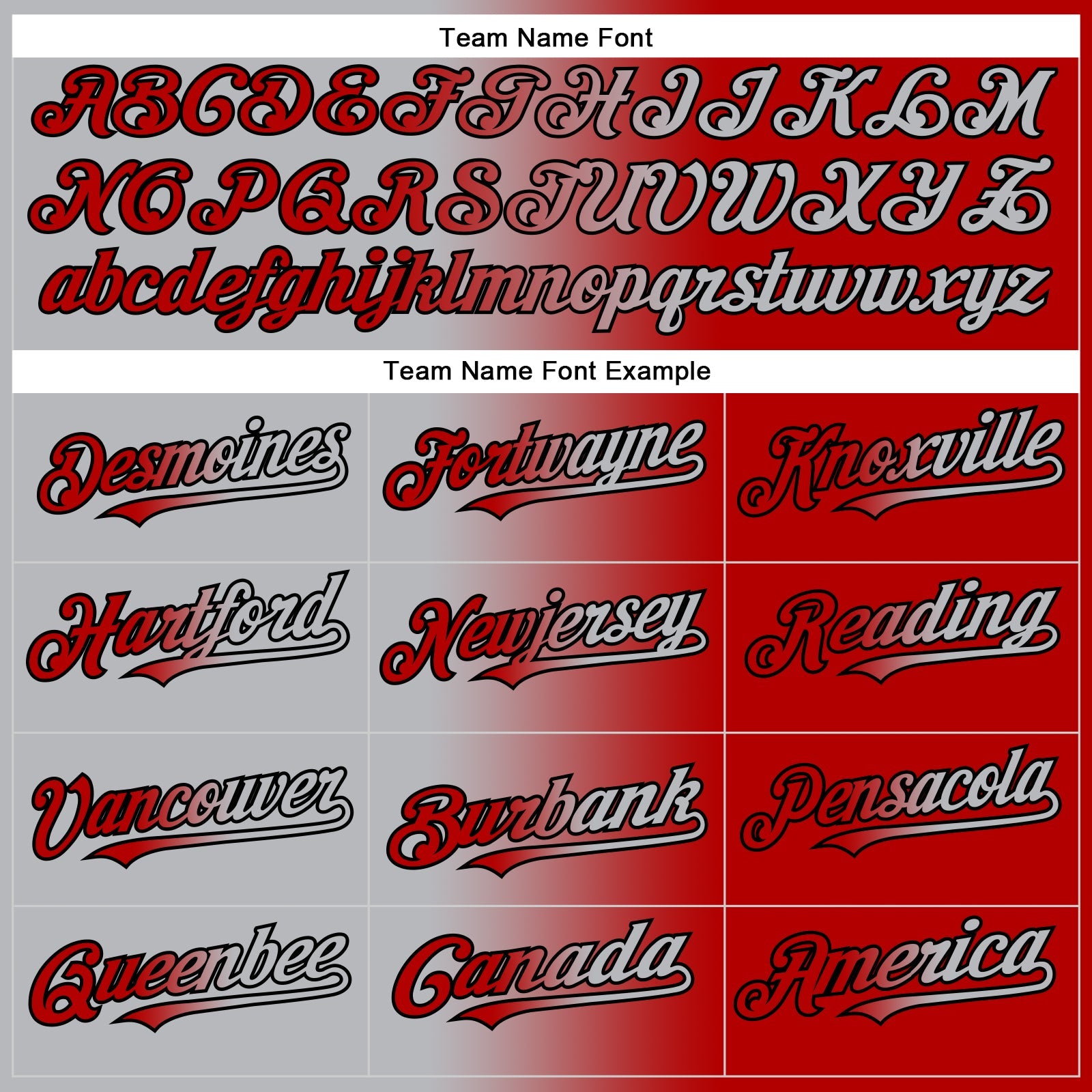 Custom Red Gray-Black Authentic Gradient Fashion Baseball Jersey view 4