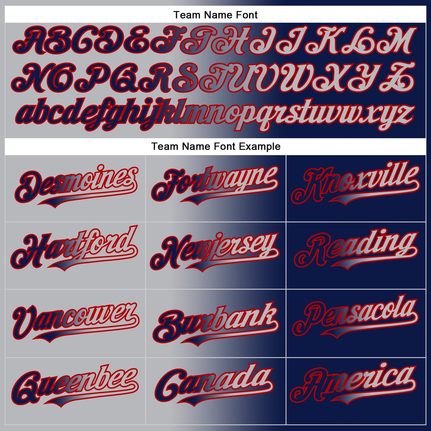 Custom Navy Gray-Red Authentic Gradient Fashion Baseball Jersey view 4