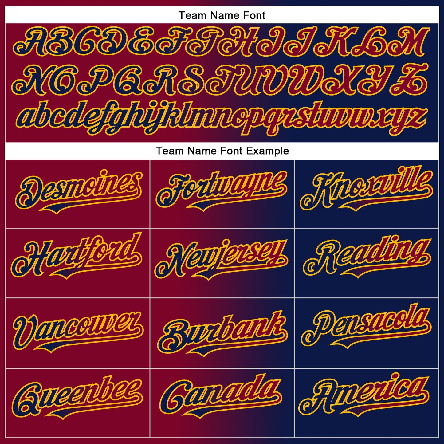 Custom Navy Maroon-Gold Authentic Gradient Fashion Baseball Jersey view 4