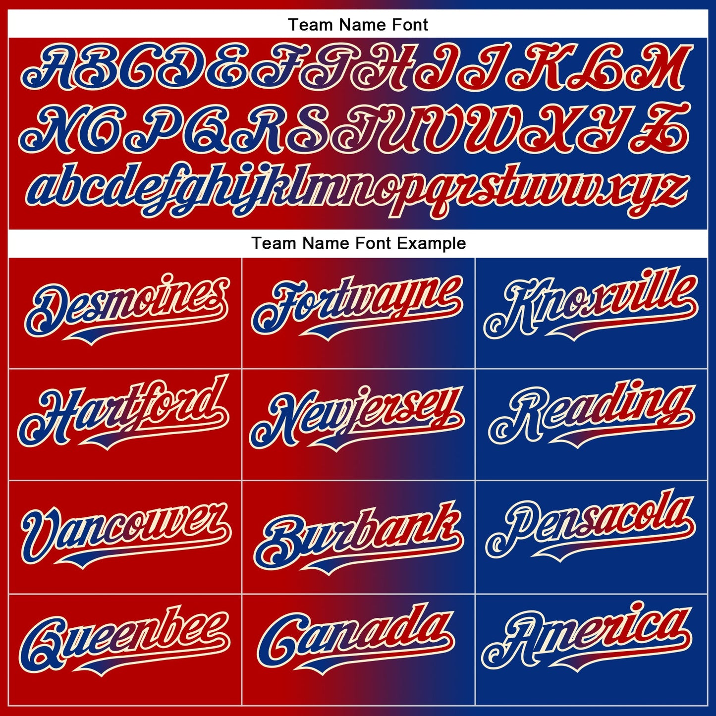 Custom Royal Red-Cream Authentic Gradient Fashion Baseball Jersey view 4
