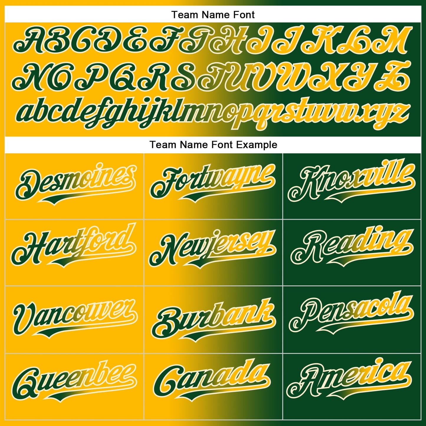 Custom Green Gold-Cream Authentic Gradient Fashion Baseball Jersey view 4