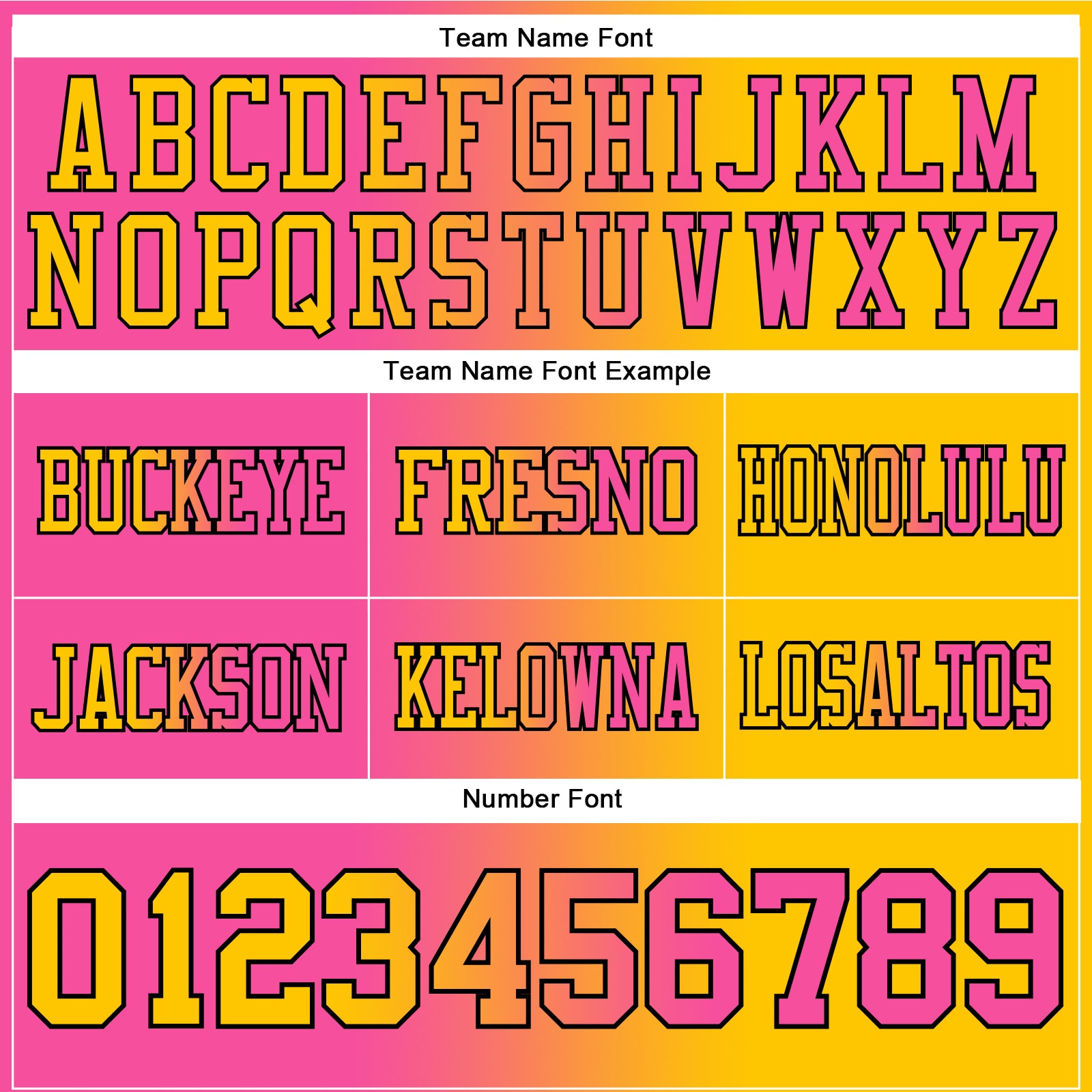 Custom Yellow Pink-Black Authentic Gradient Fashion Football Jersey view 3