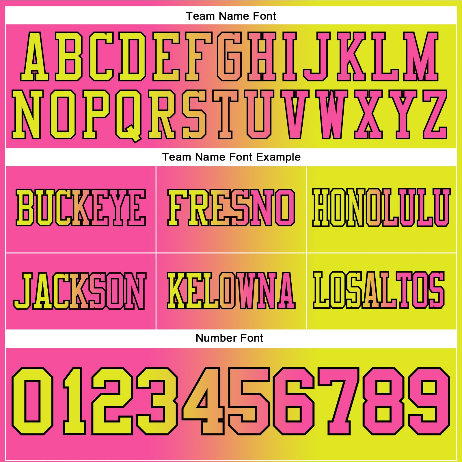 Custom Neon Yellow Pink-Black Authentic Gradient Fashion Football Jersey view 3