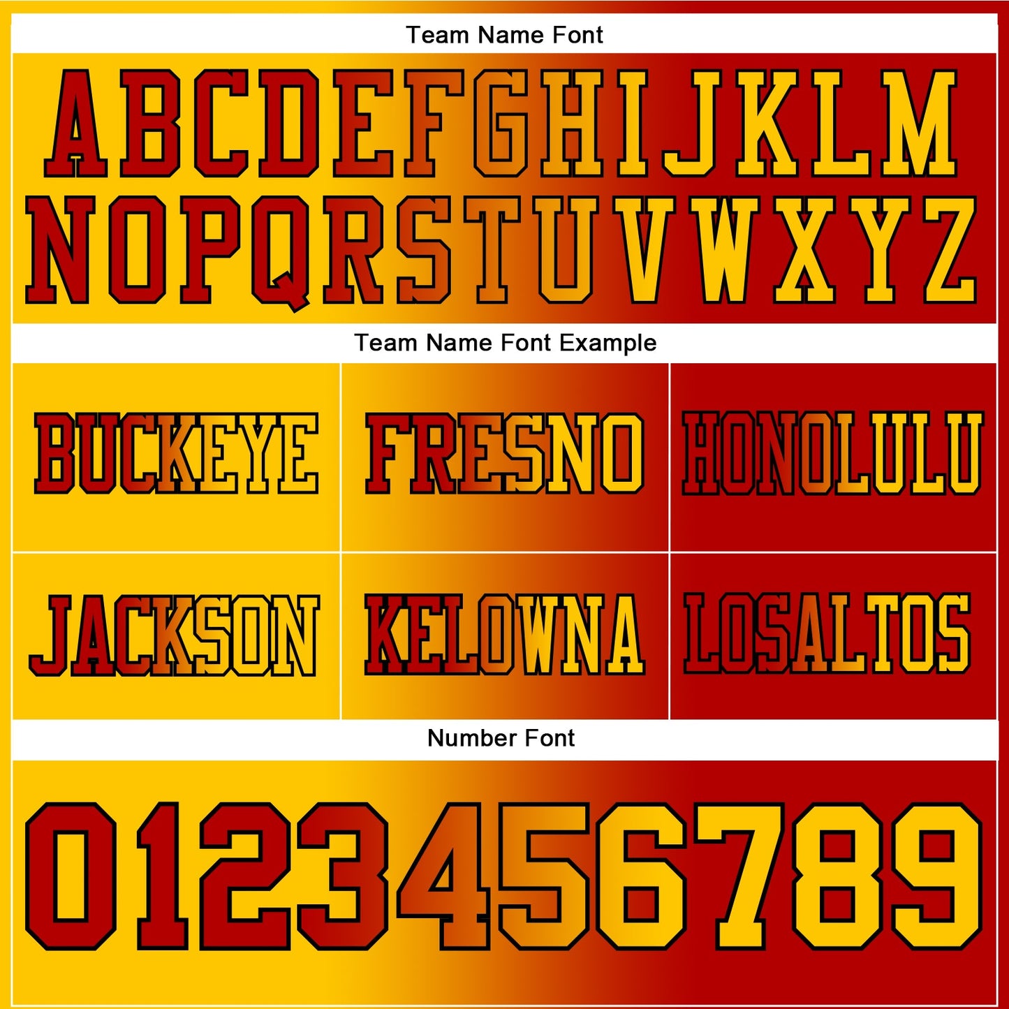 Custom Red Yellow-Black Authentic Gradient Fashion Football Jersey view 3