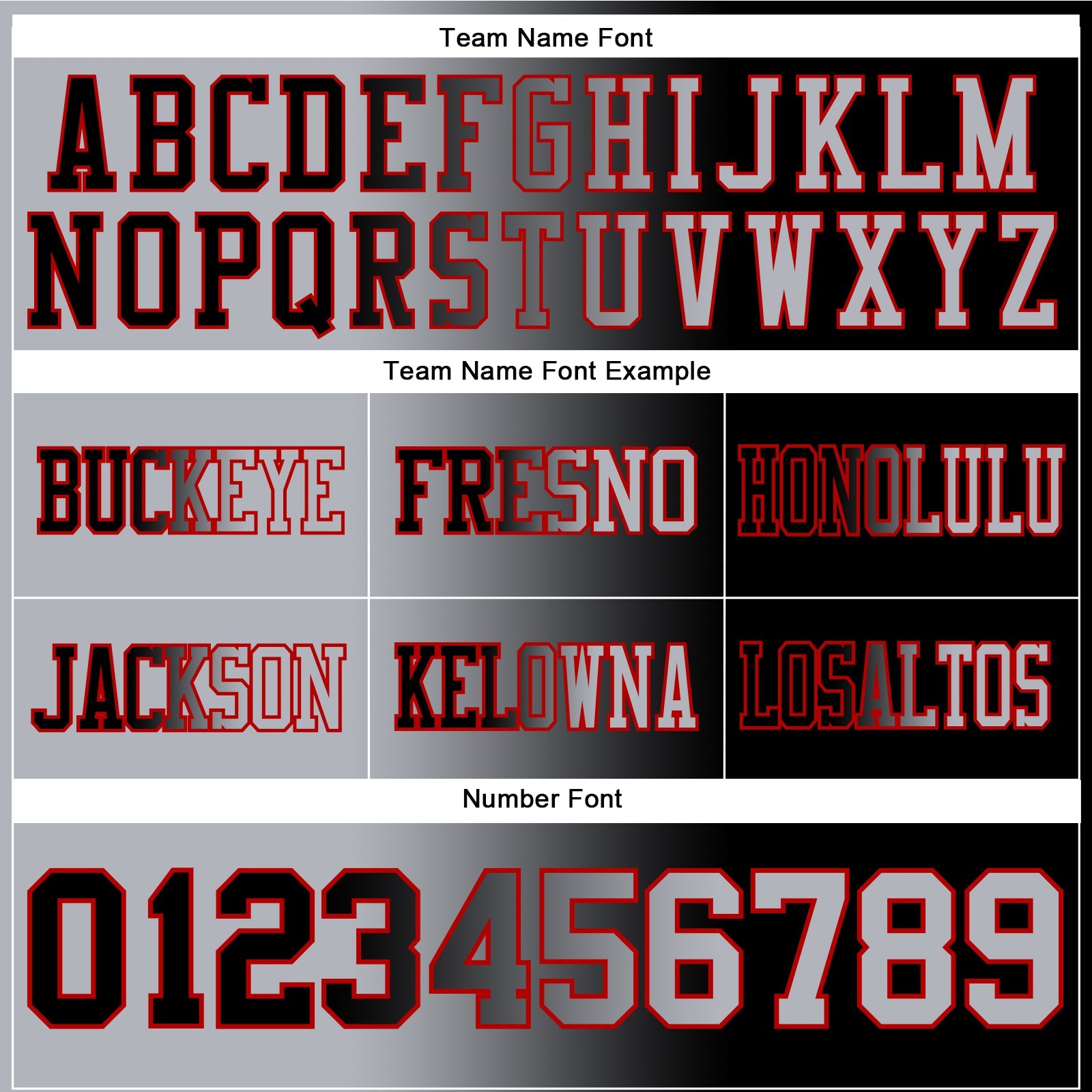 Custom Black Gray-Red Authentic Gradient Fashion Football Jersey view 4