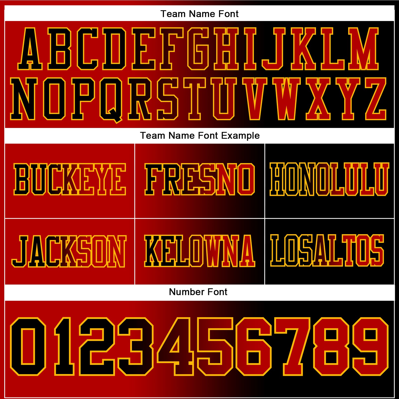Custom Black Red-Gold Authentic Gradient Fashion Football Jersey view 3