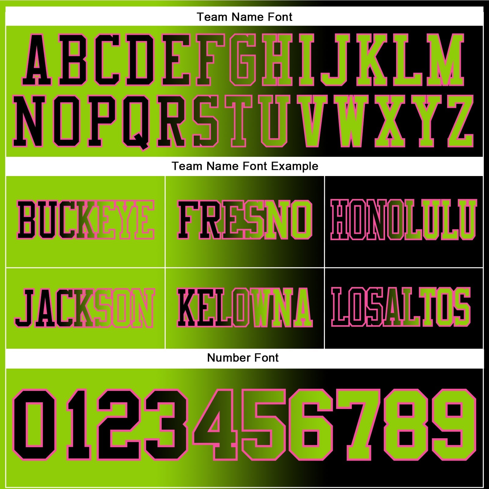 Custom Black Neon Green-Pink Authentic Gradient Fashion Football Jersey view 3
